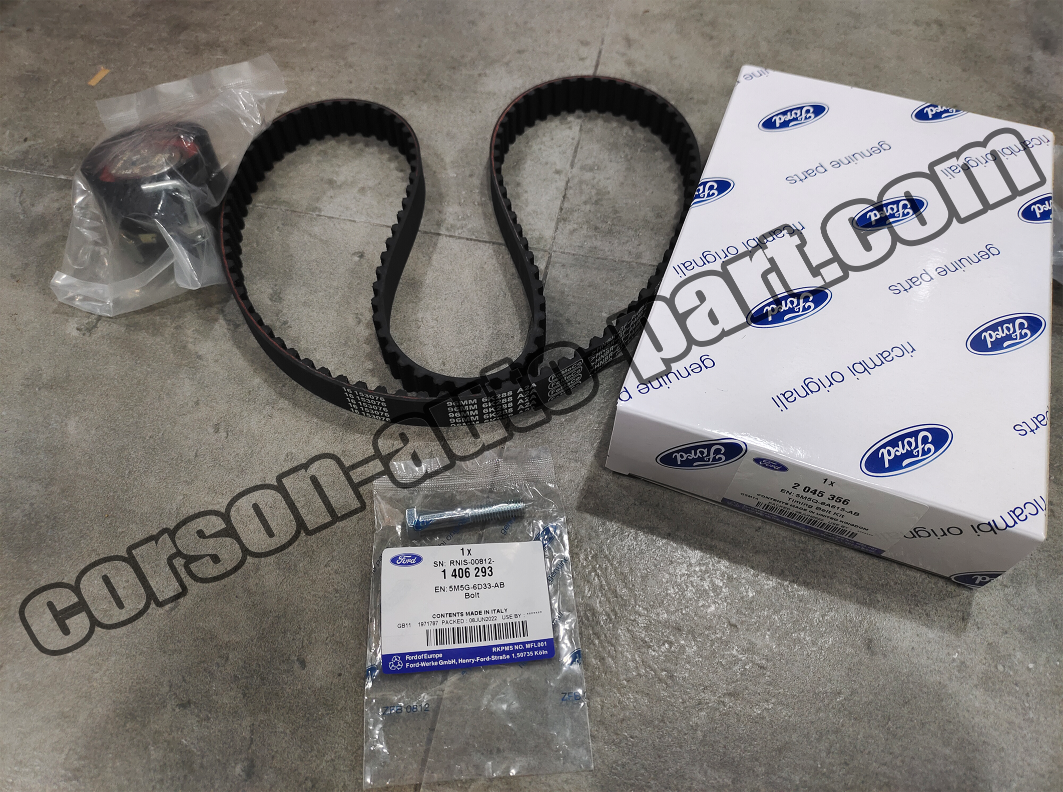 FORD 2045356 Timing belt set