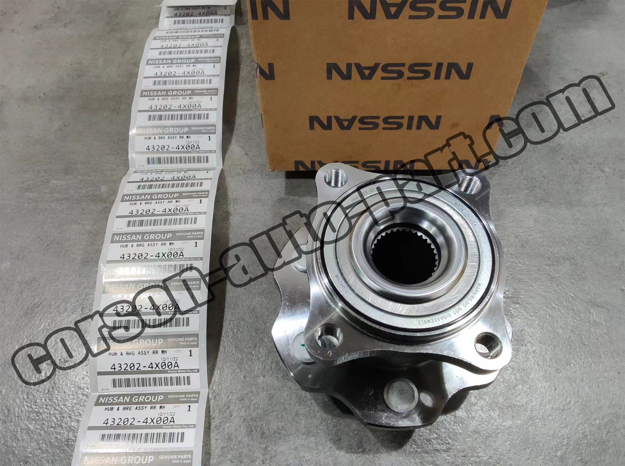 Nissan 43202-4X00A Hub Assembly Rear 43202-ZP80A 43202-EA500