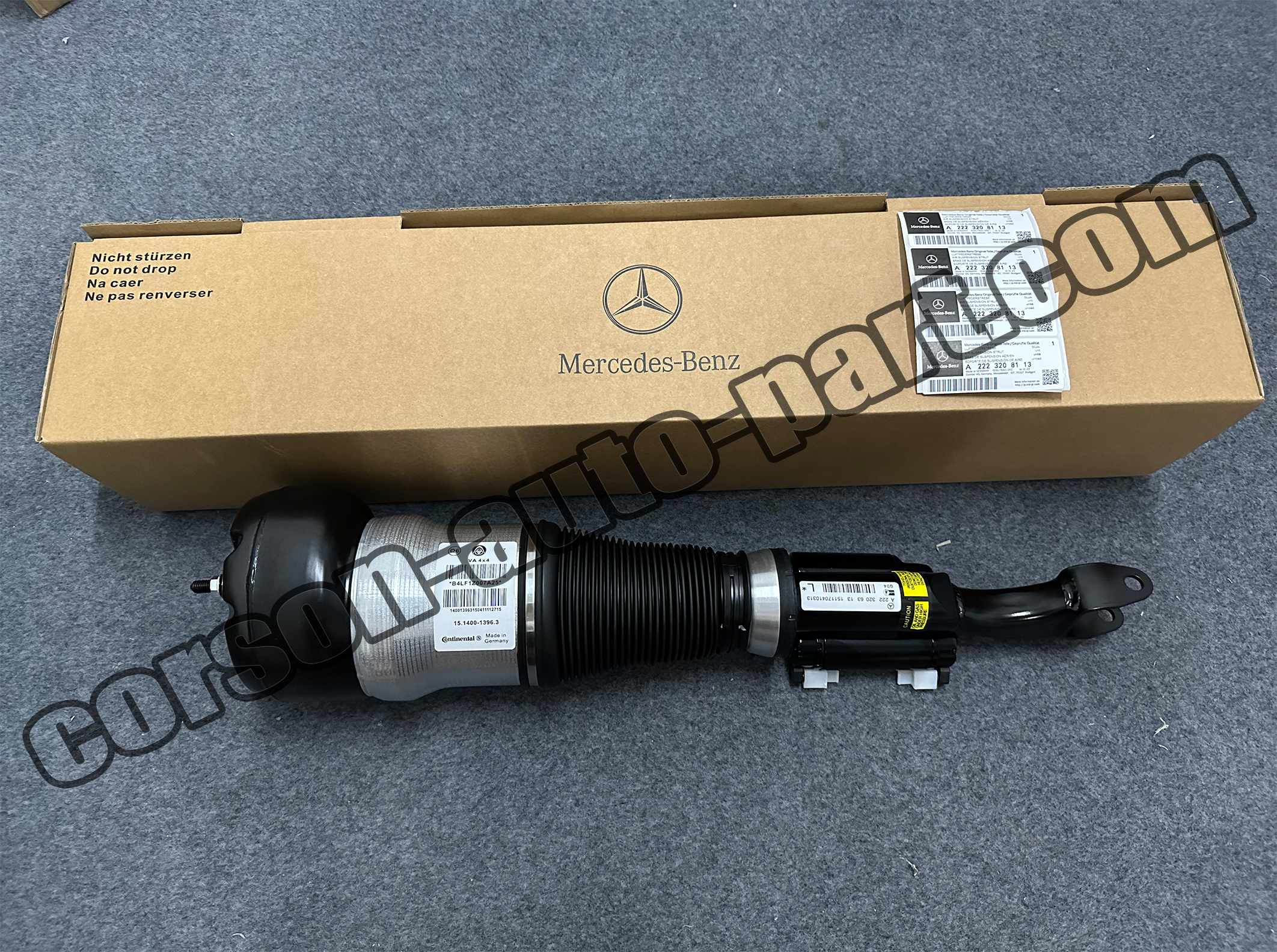 Mercedes-Benz A2223208113 Front Left Air Suspension Spring Shock Strut A2223204913