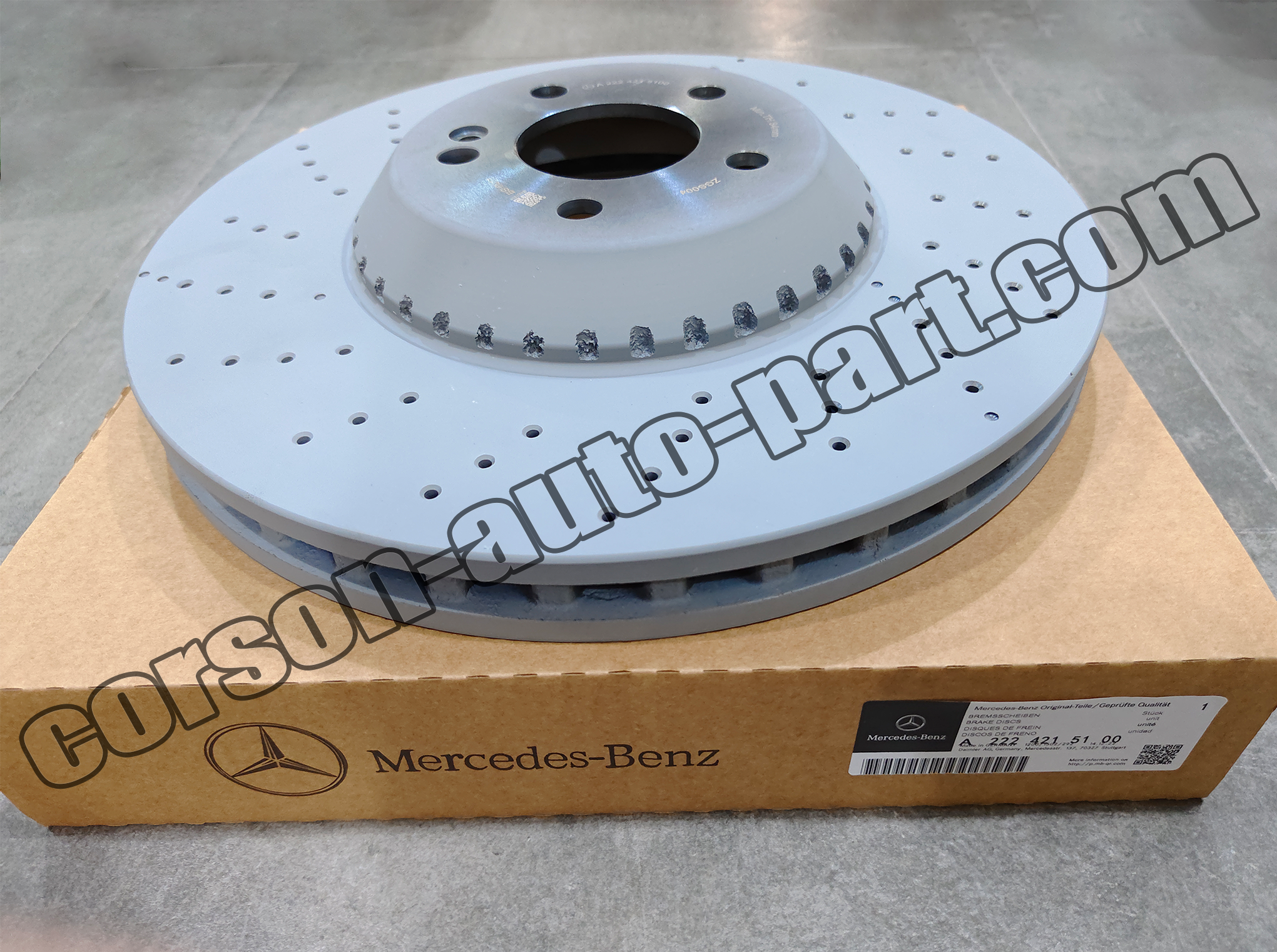 Mercedes-Benz A2224215100 Brake Disc A2224200272