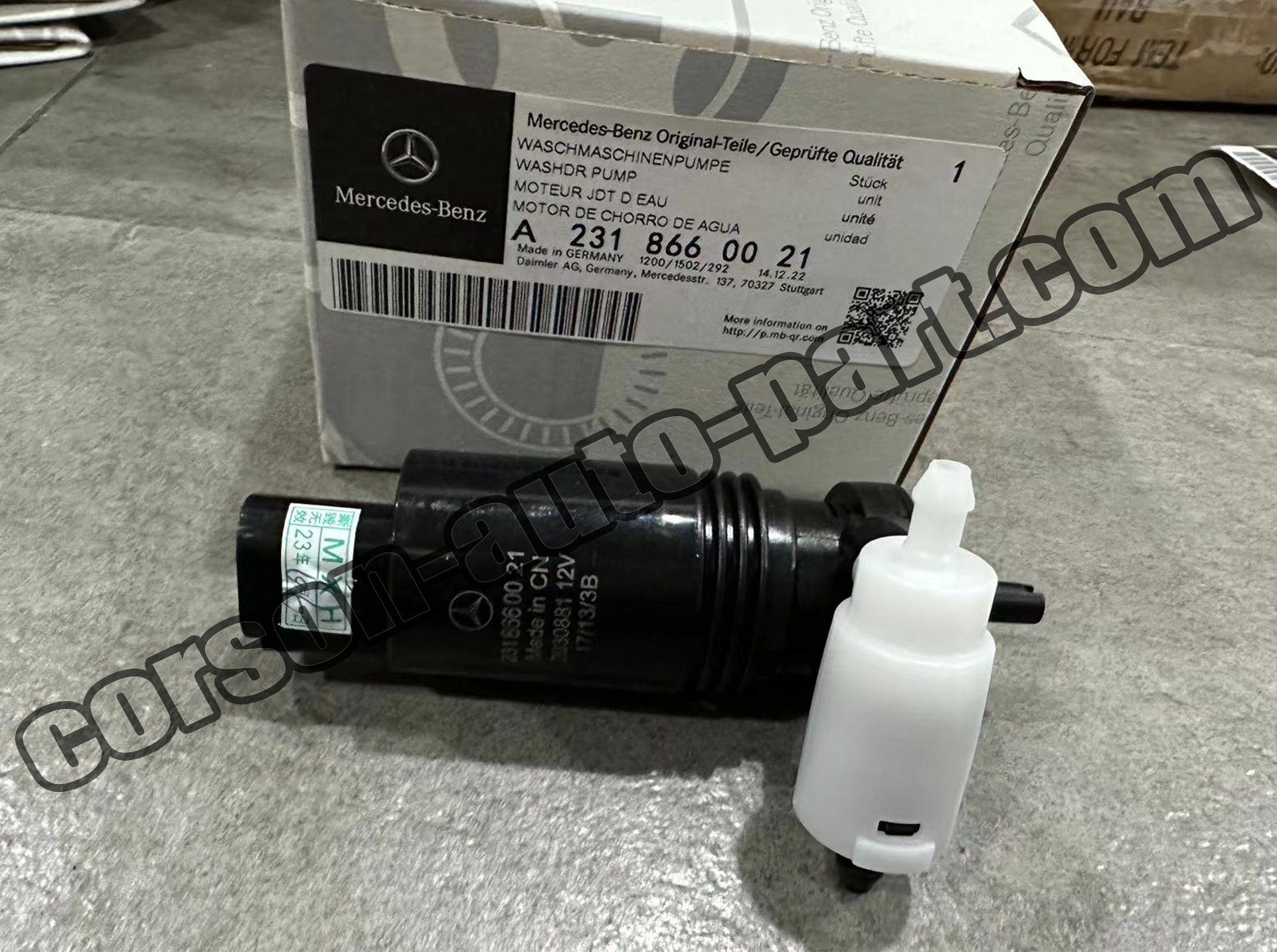 Mercedes-Benz A2318660021 washer pump A0008690400