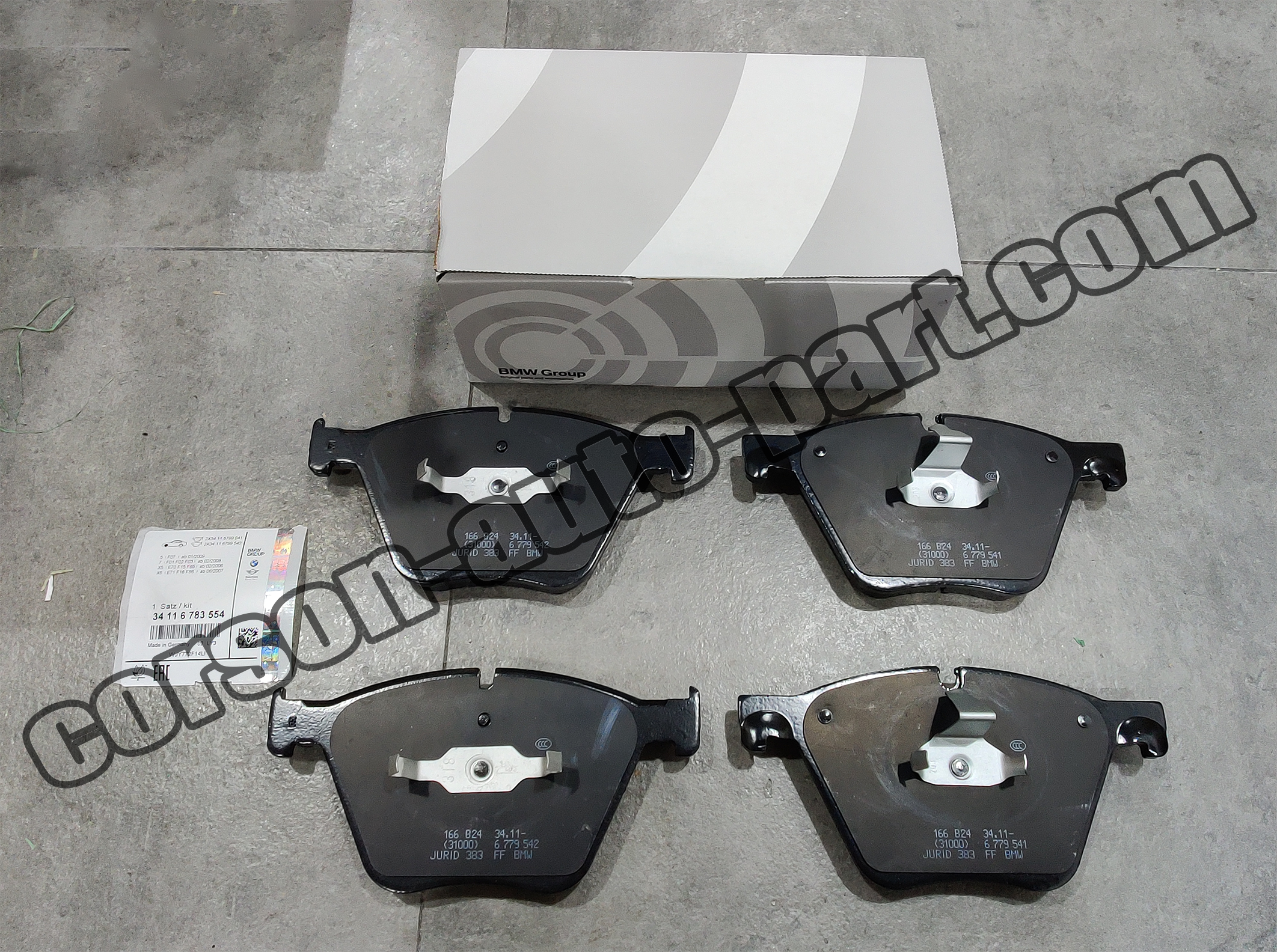 BMW 34116783554 Brake Pad Set 34114065325 34116775326