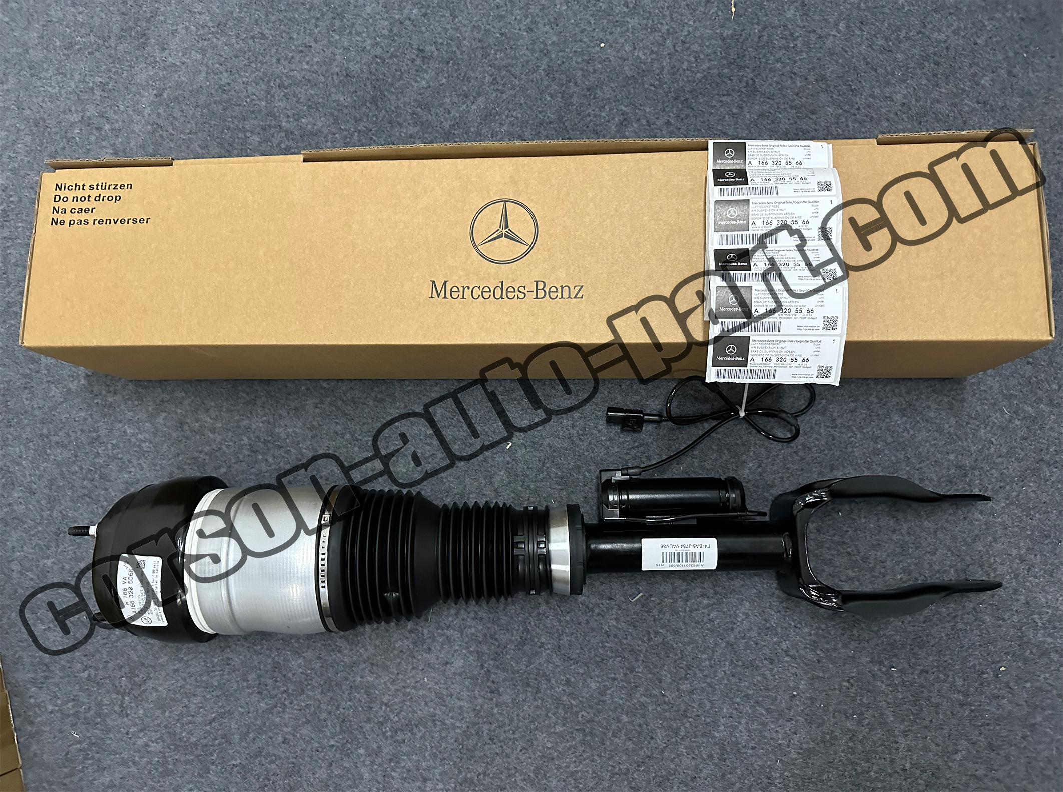 Mercedes-Benz A1663205566 Front Air Suspension Strut Left Side A1663206713 A1663207113