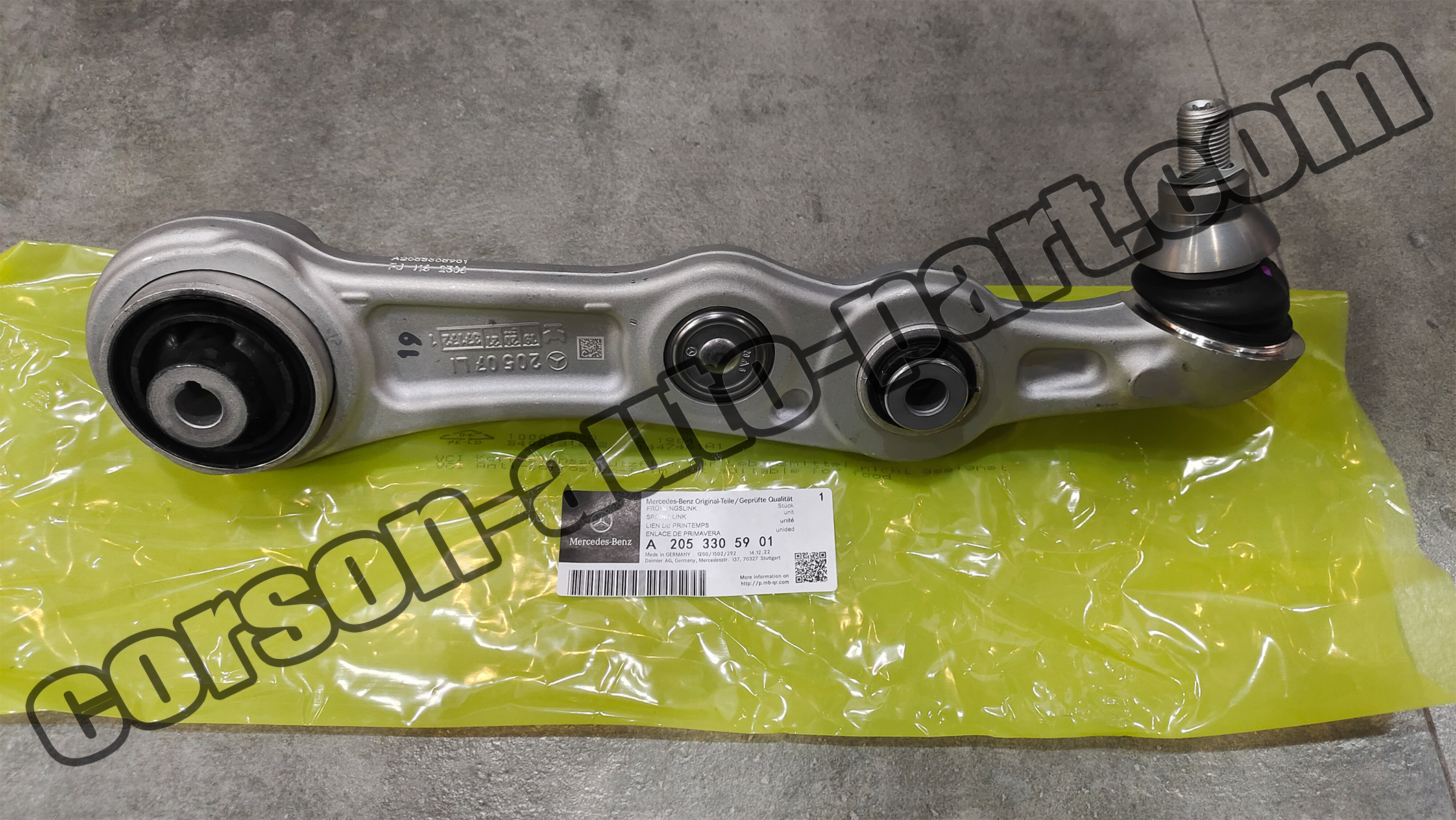 Mercedes-Benz A2053305901 Spring Handlebar Front Left A2053301907 A2053306510