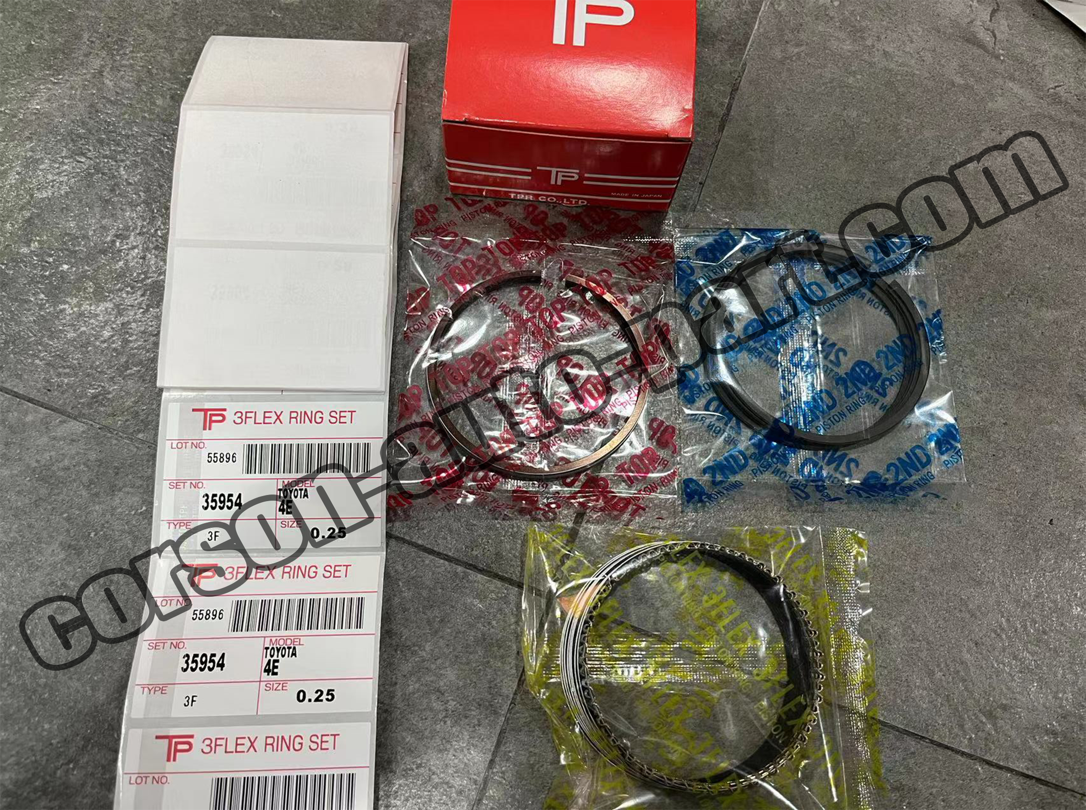 Toyota 4E 35954(TP) Piston Ring sets