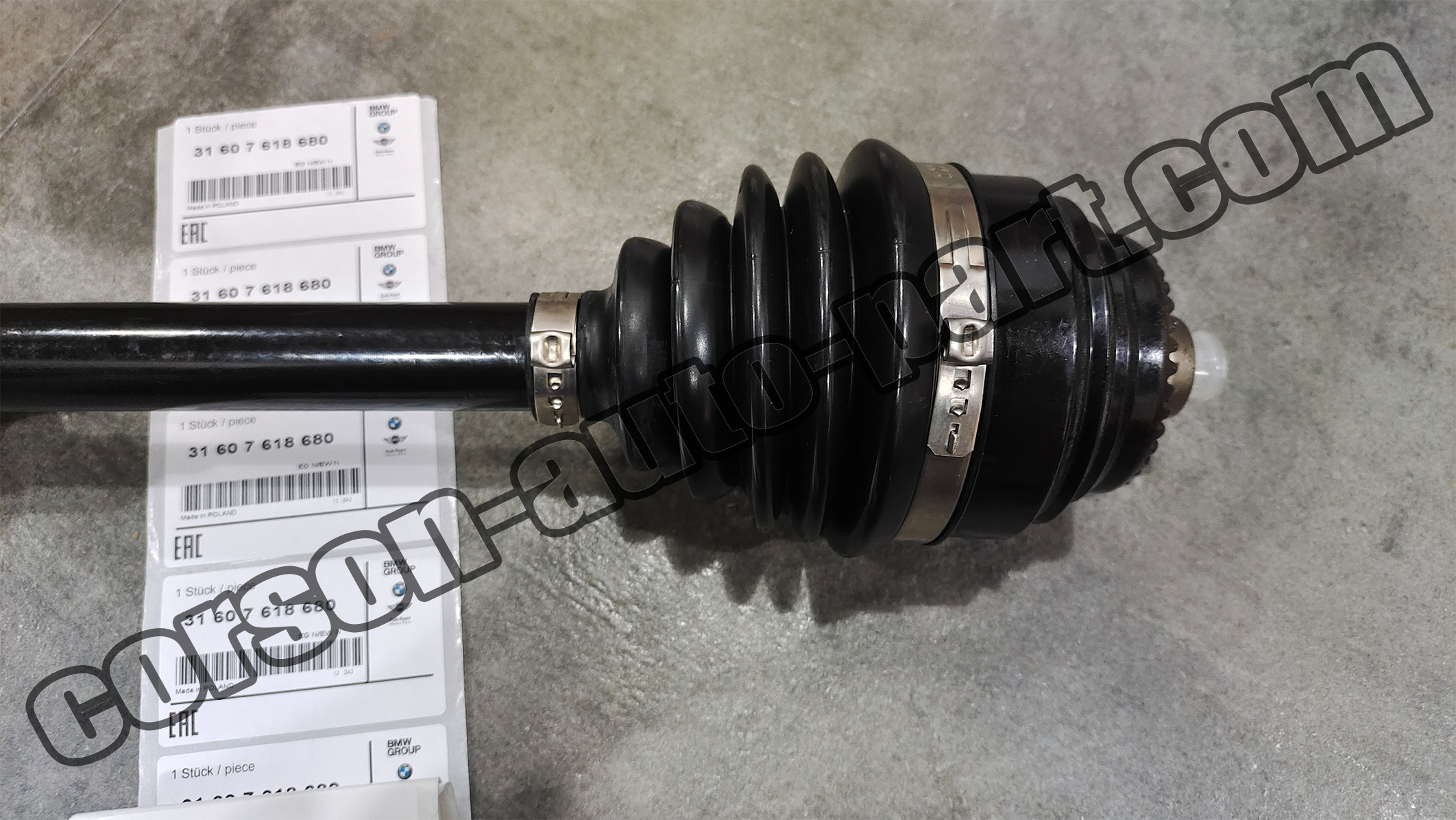 BMW 31607618680 Axle Assembly 31607593044