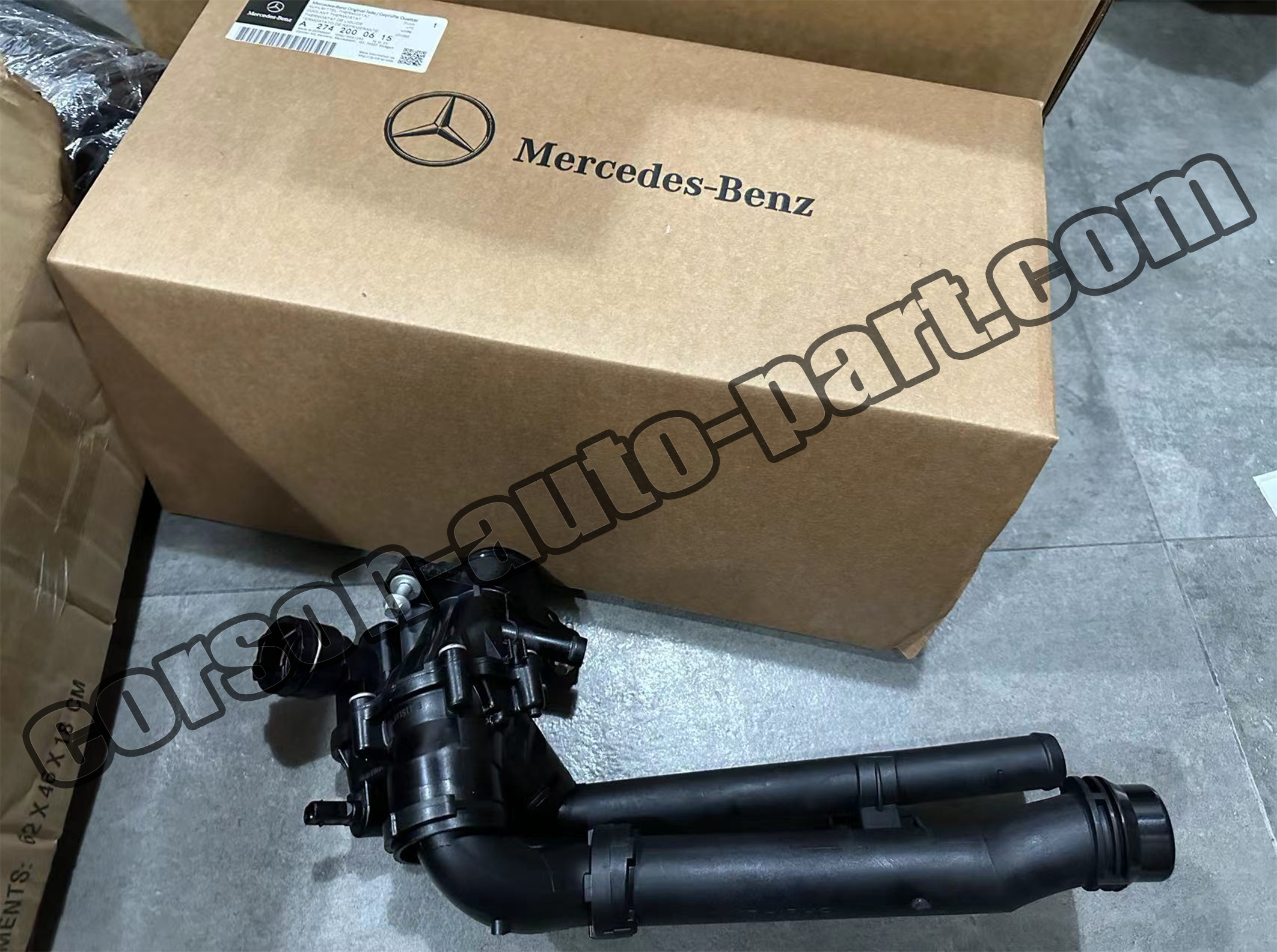 Mercedes-Benz A2742000615 Thermostat housing A2742003300