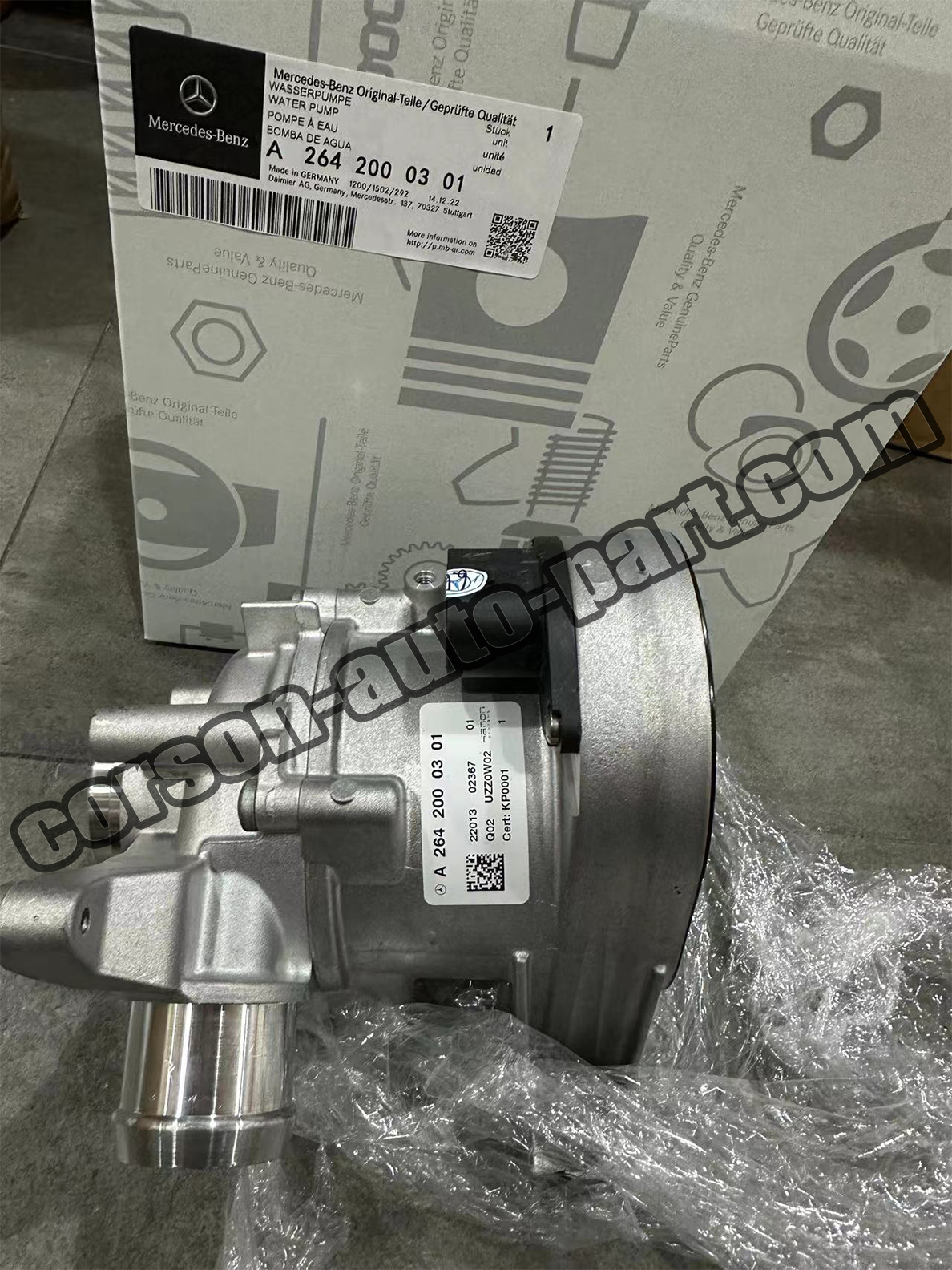 Mercedes-Benz A2642000301  Exchange Coolant Pump A2642000100