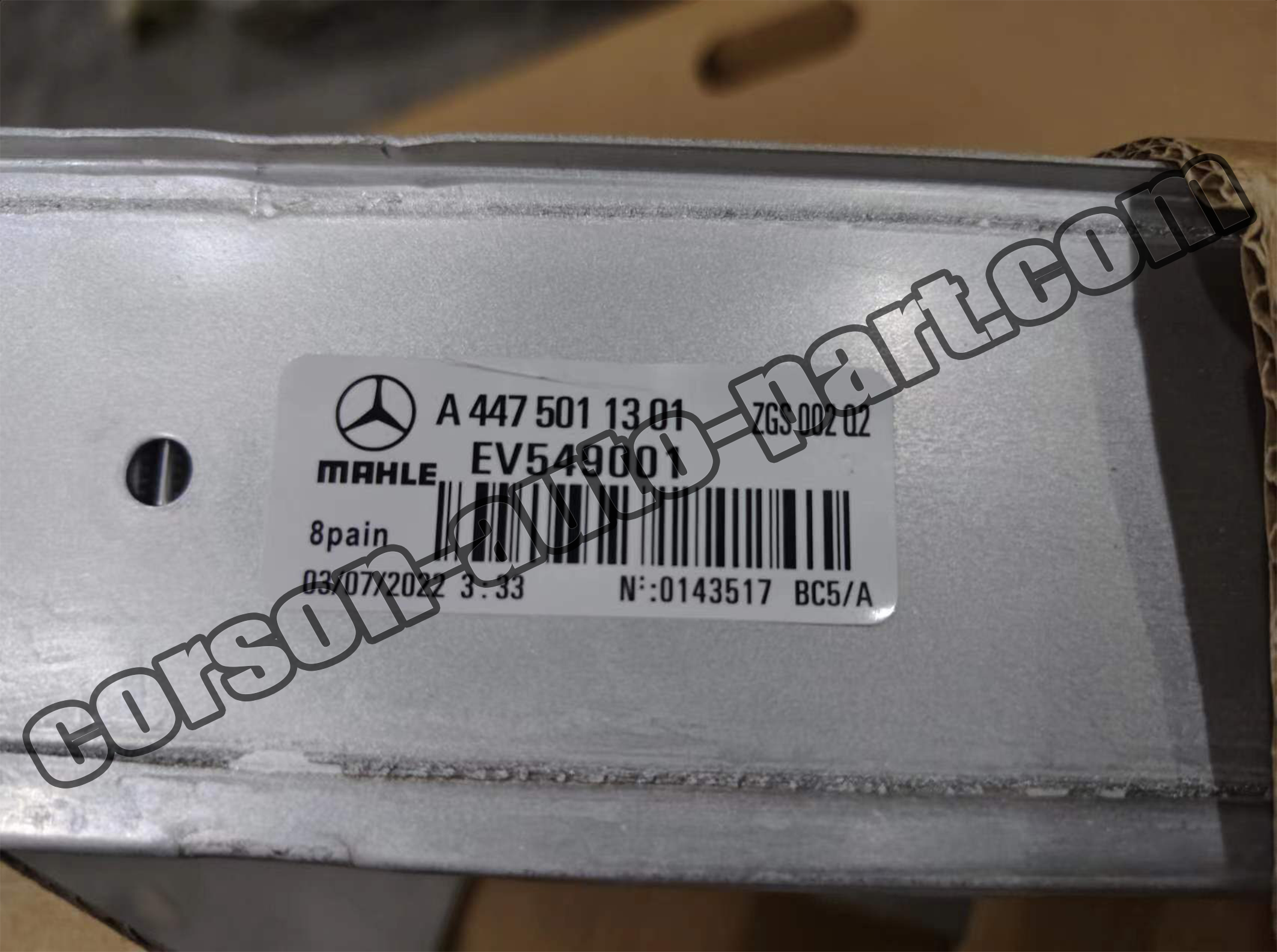 Mercedes-Benz A4475011301 Intercooler A4475010301