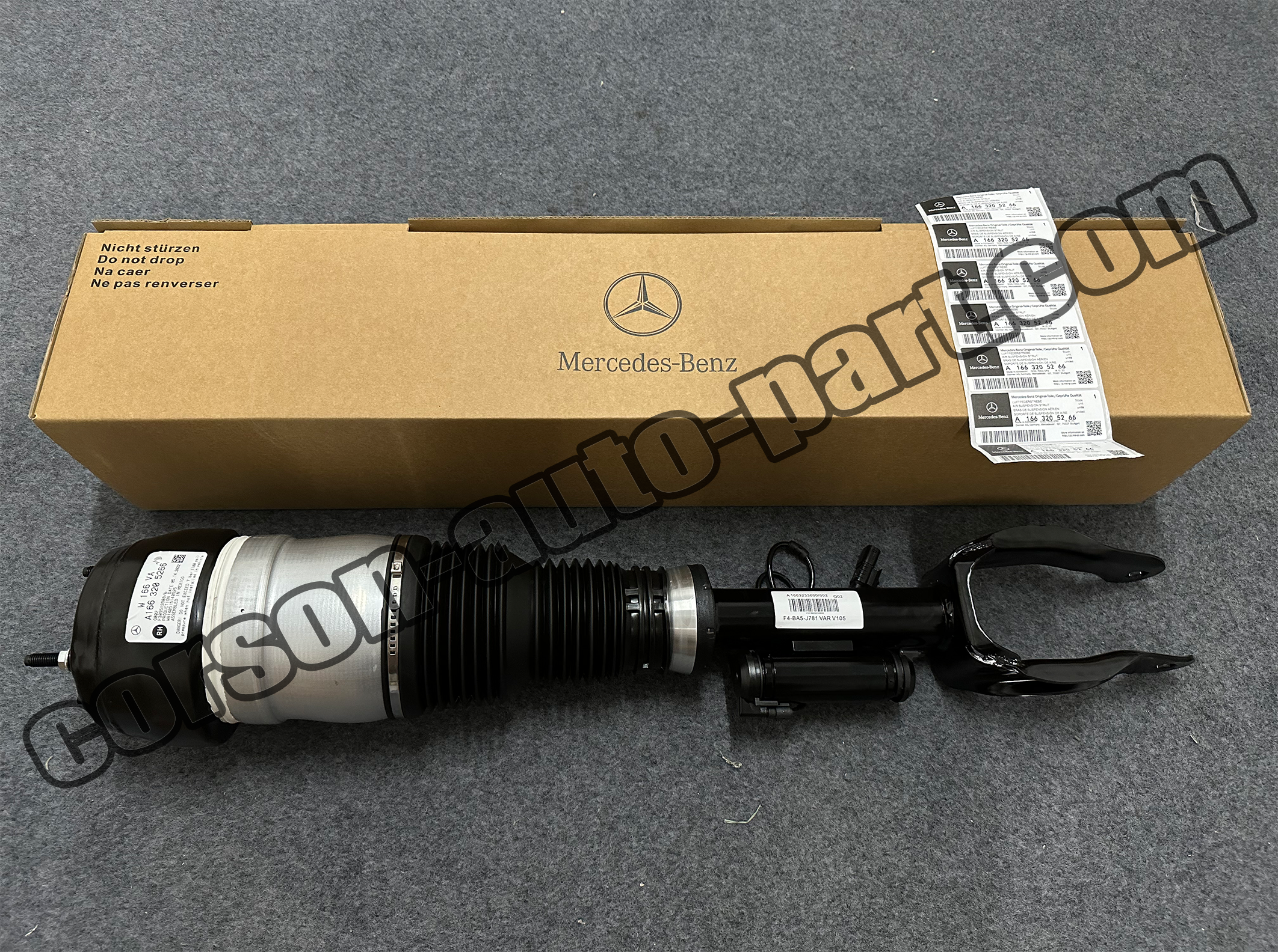 Mercedes-Benz A1663205266 Air spring strut A1663201413 A1663207013