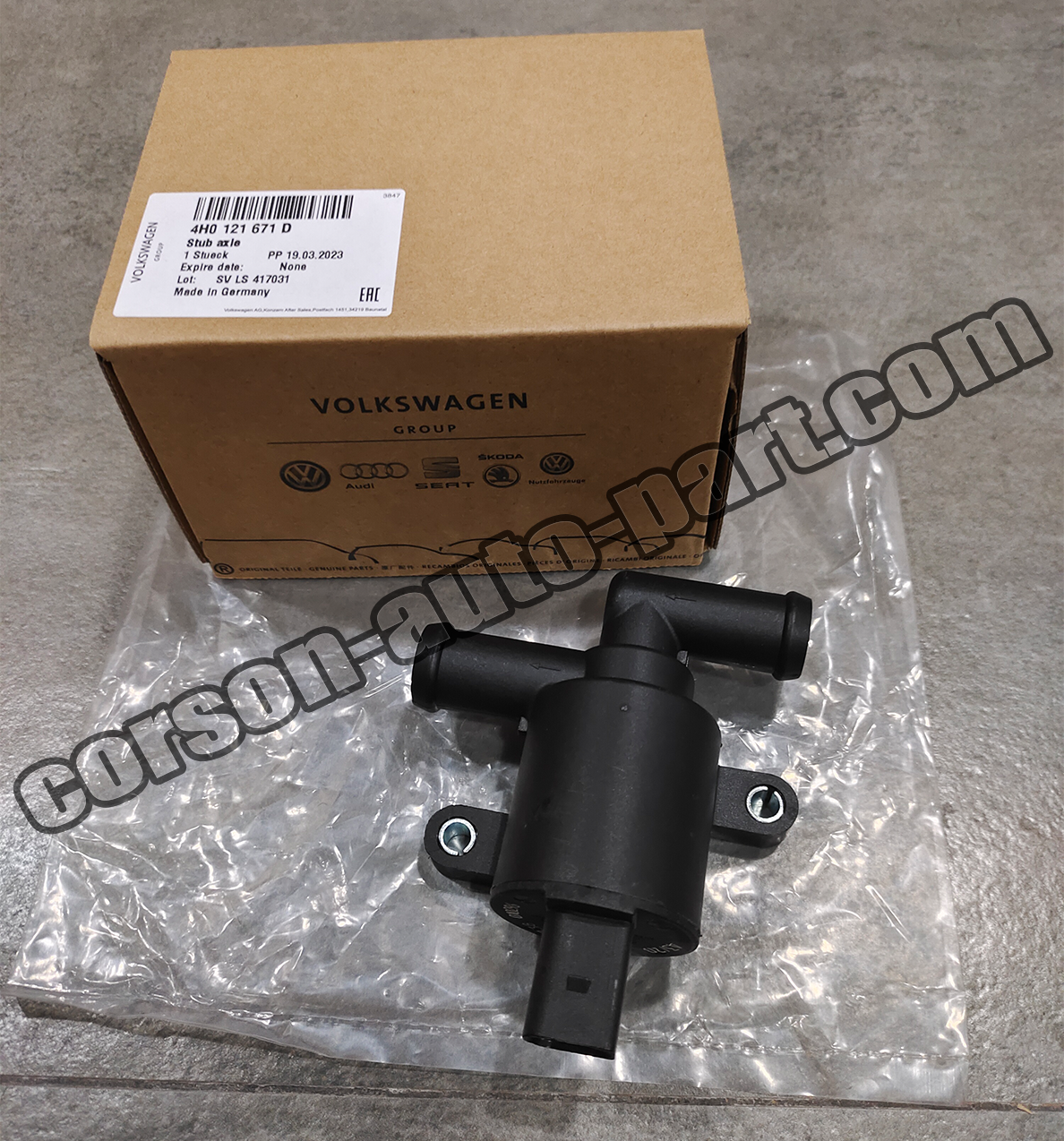 VOLKSWAGEN 4H0121671D Valve. Control. Solenoid 4H0121671B