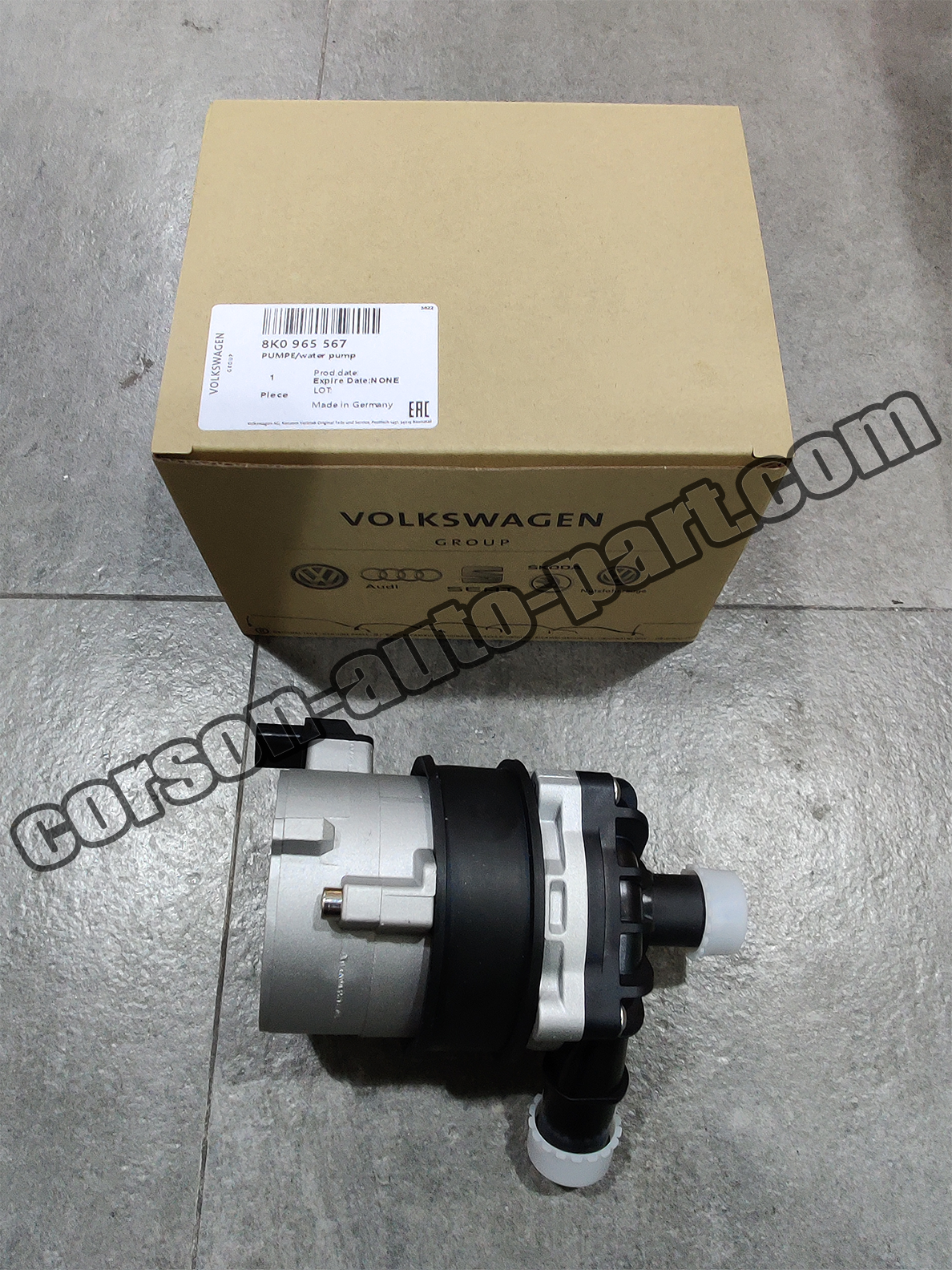 AUDI 8K0965567 Water Pump 8K0965569