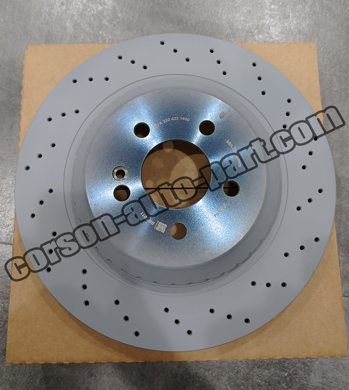 Mercedes-Benz A2224231400 Rear Left and Right Brake Disc A2224200572 A2224200672