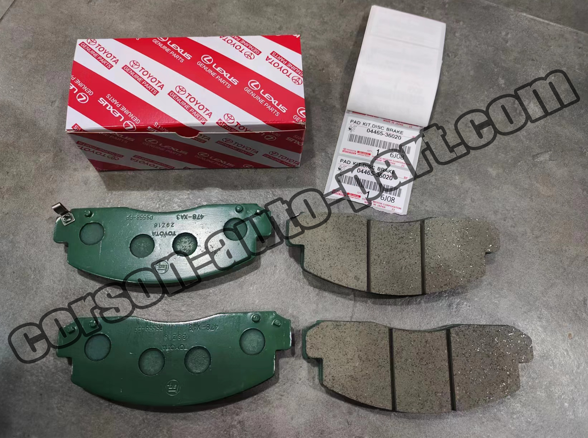 Toyota 04465-36020 Brake pad set 04465-37030 04465-36070