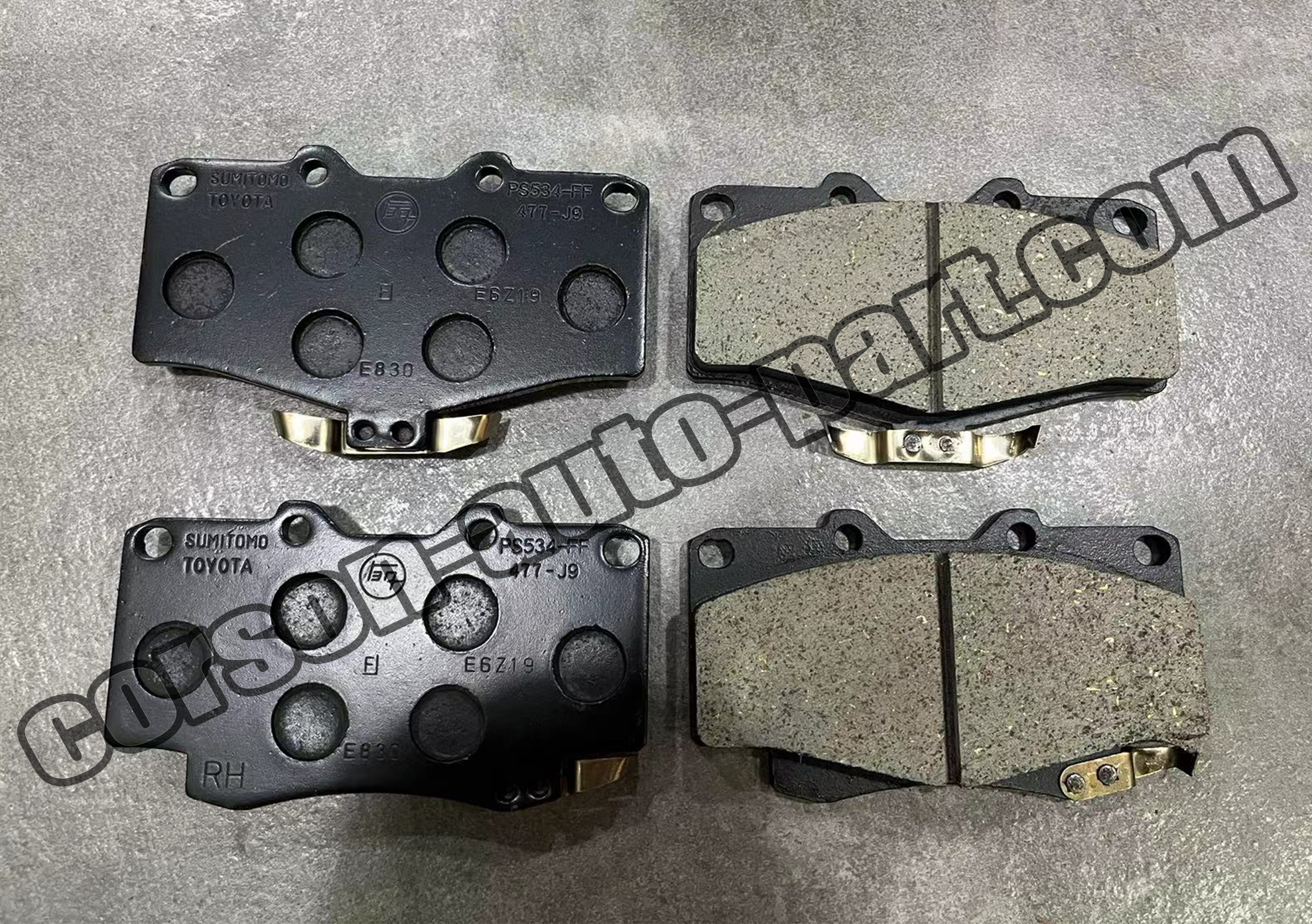 Toyota 04465-YZZ57 Disc Brake Pad Kit 04465-60260 04491-60090