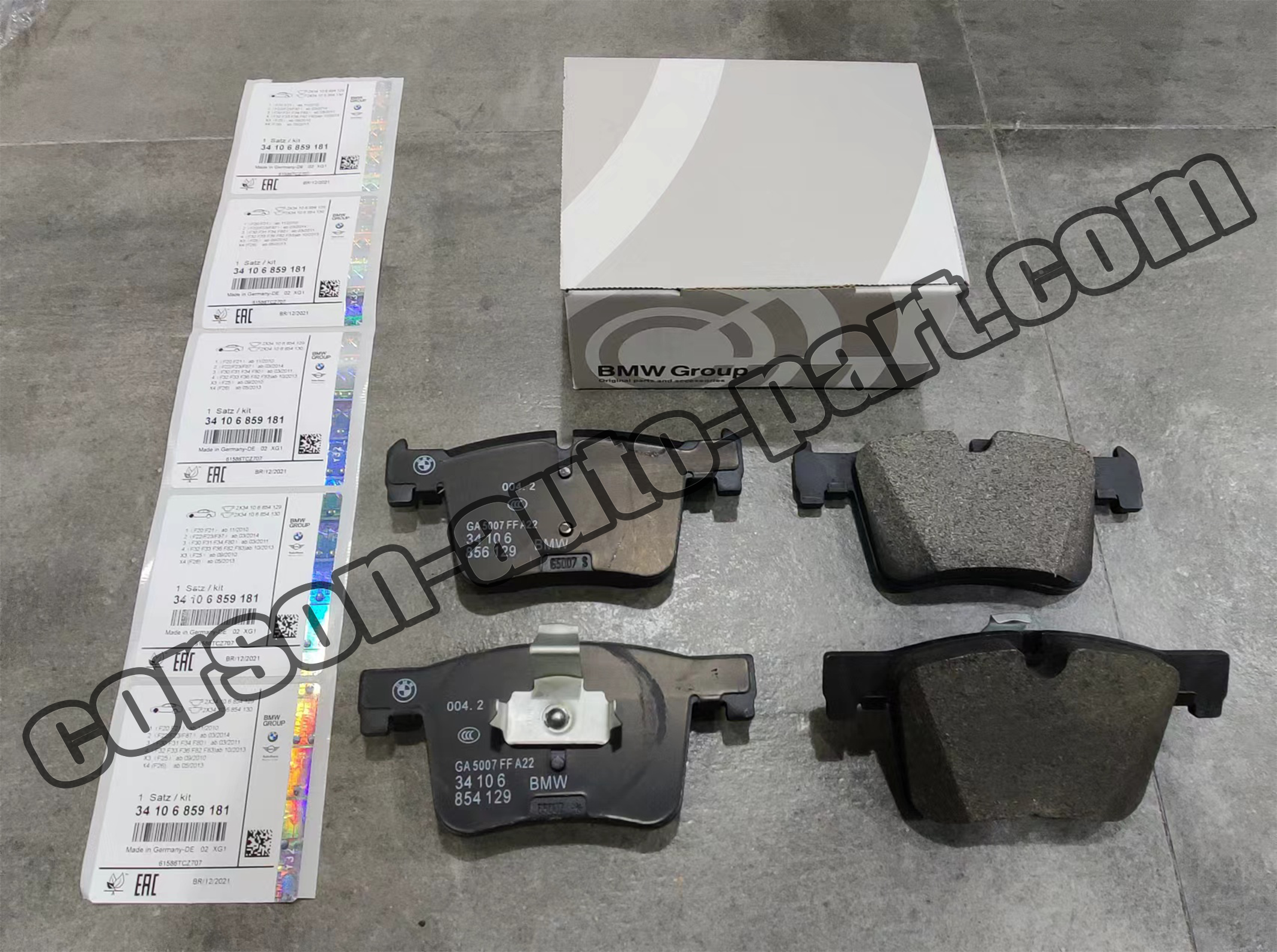 BMW 34106859181 Brake pad set 34114073936 34106799801