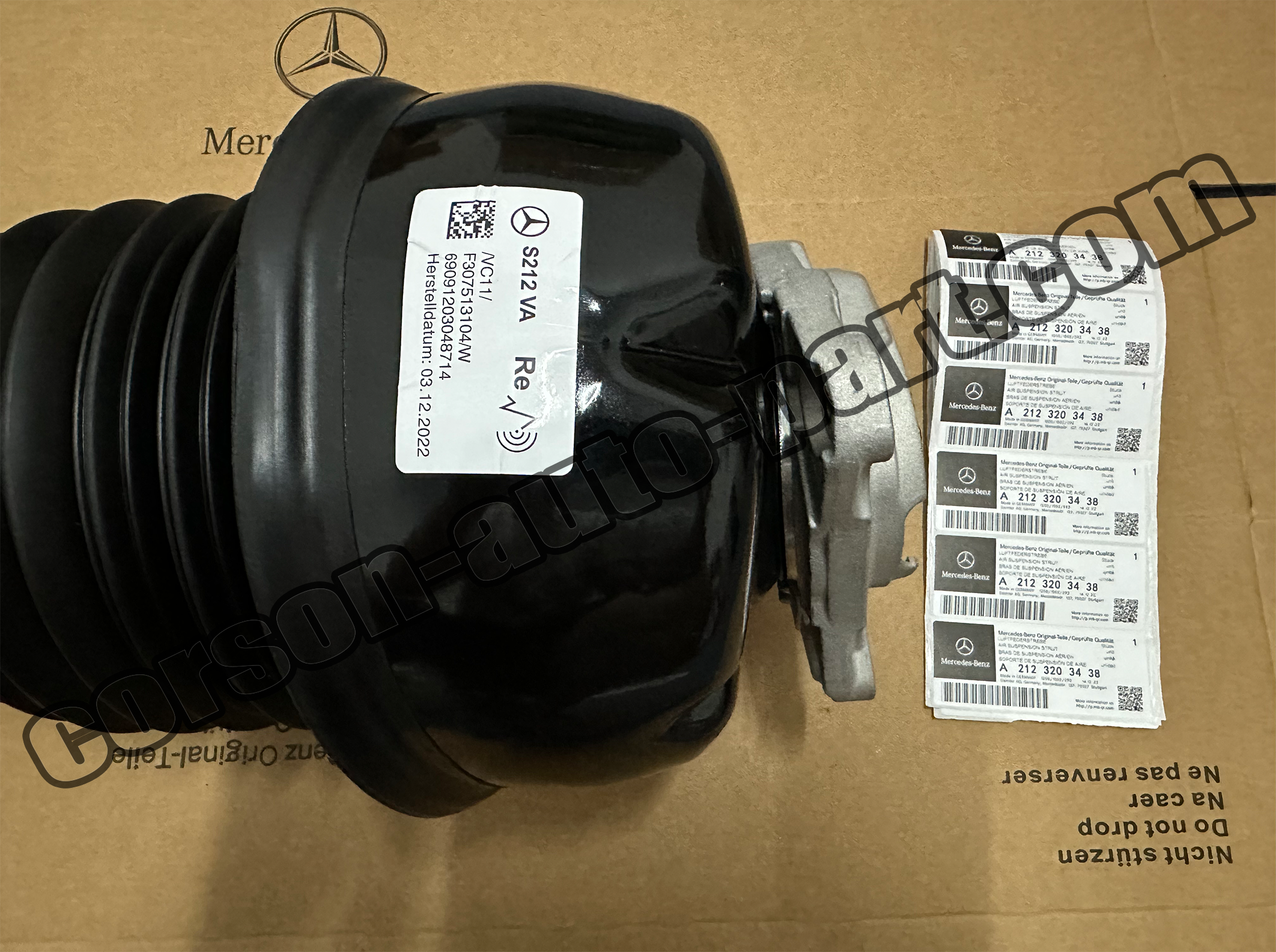 Mercedes-Benz A2123203438 Air Suspension Shock Absorber A2123202038