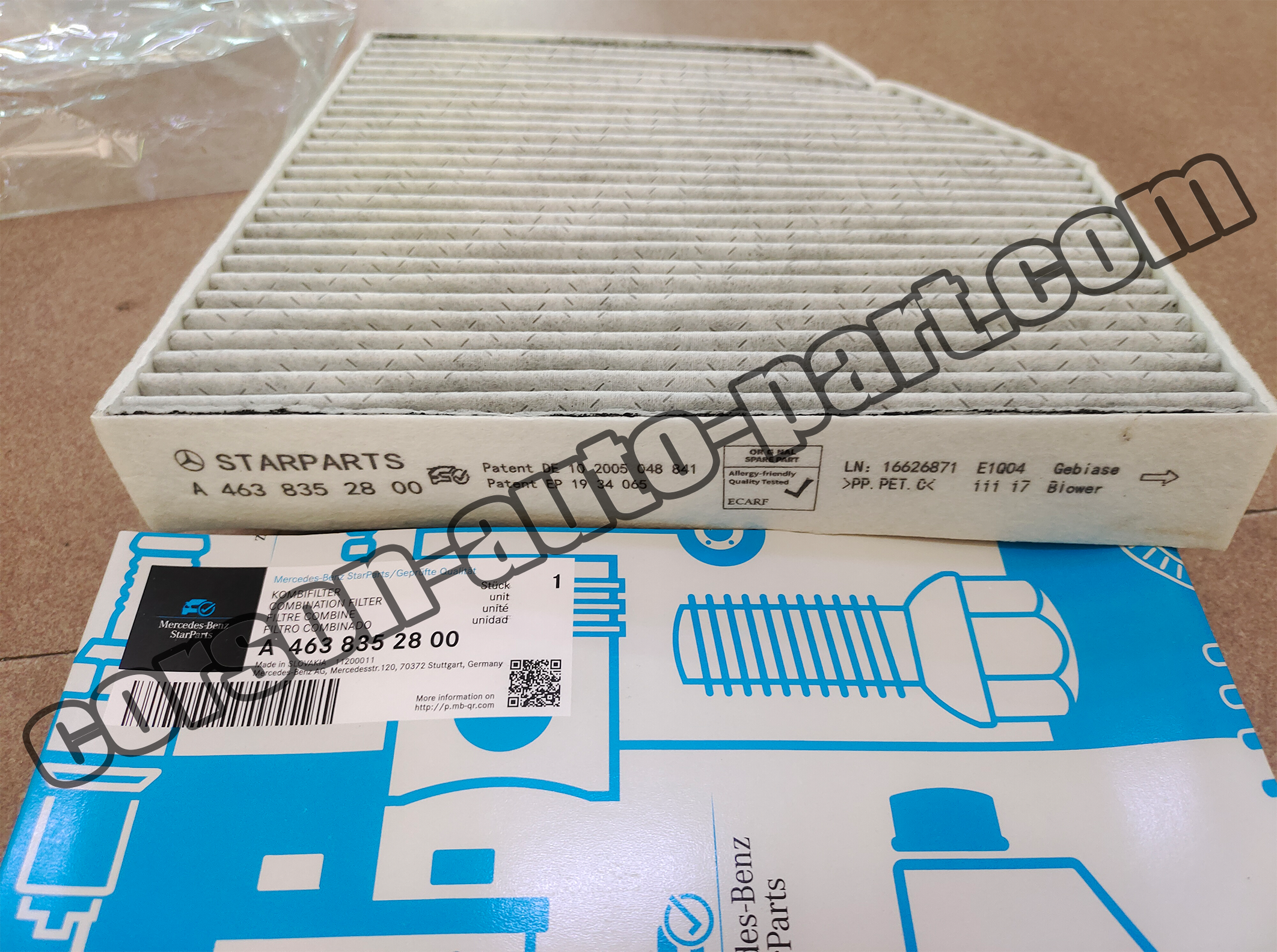 Mercedes-Benz A4638352800 Air Filter A2058350047 A2068351400