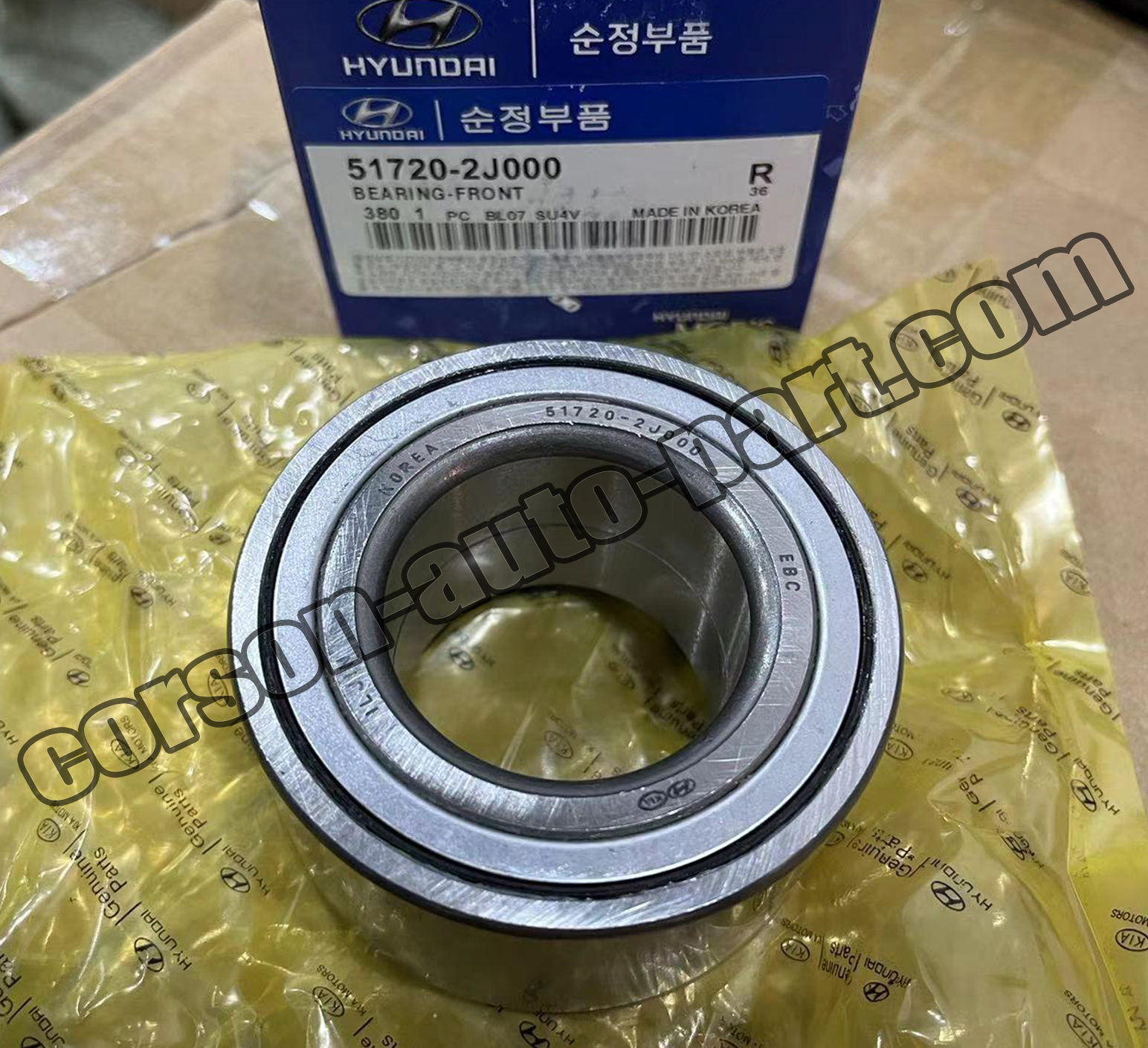 Hyundai 51720-2J001 Front Wheel Bearing 52710-26500 52710-26530