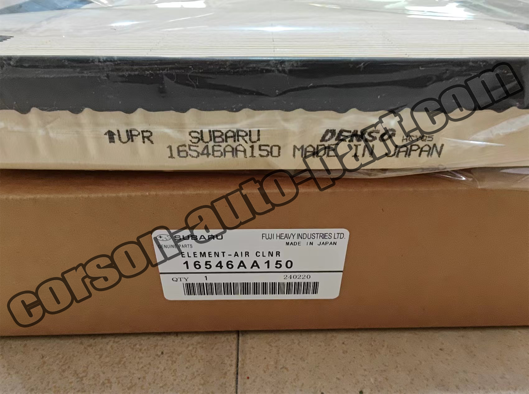 Subaru 16546-AA150 Element Air Cleaner 16546-AA16A