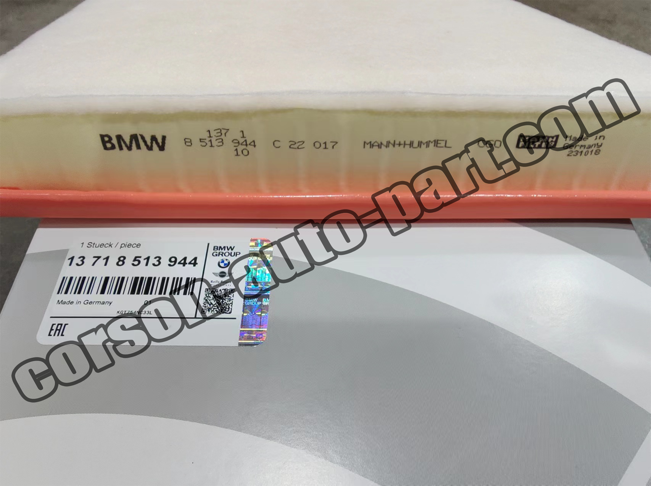 BMW 13718513944 Air Filter Element 13717619267 13718692202