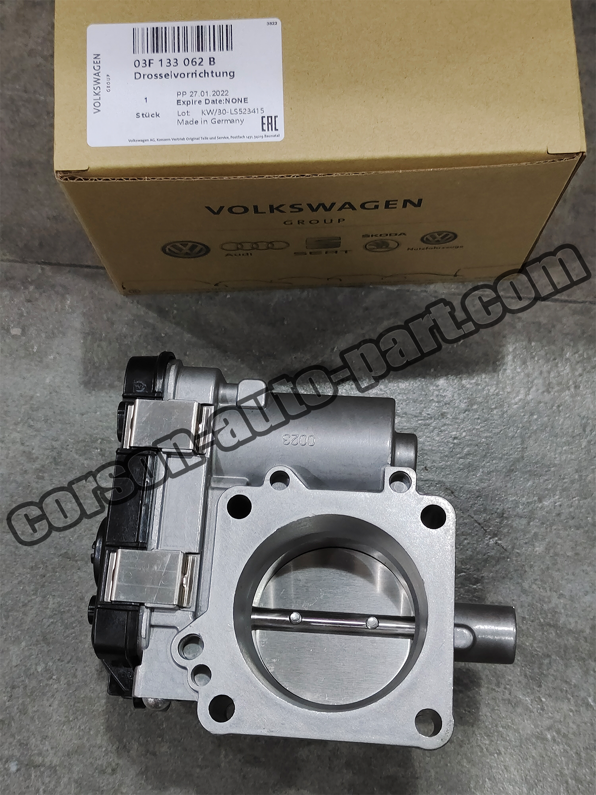 VOLKSWAGEN 03F133062B Fuel Injection Throttle Body 04E133062B