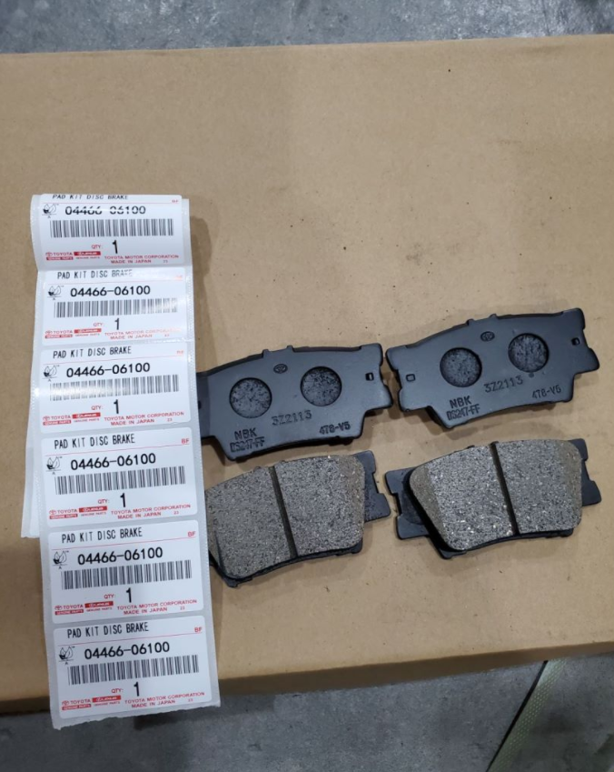 04465-06100 Brake Pad Toyota