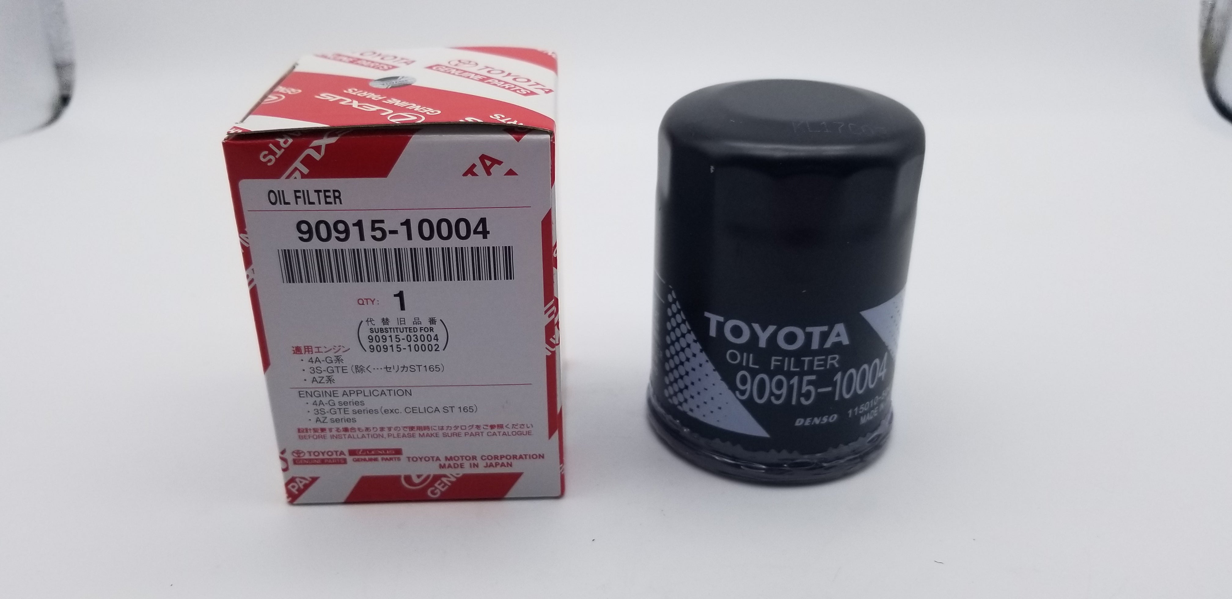 Toyota 90915-10004Filter Sub-Assy, Oil 2000-2015