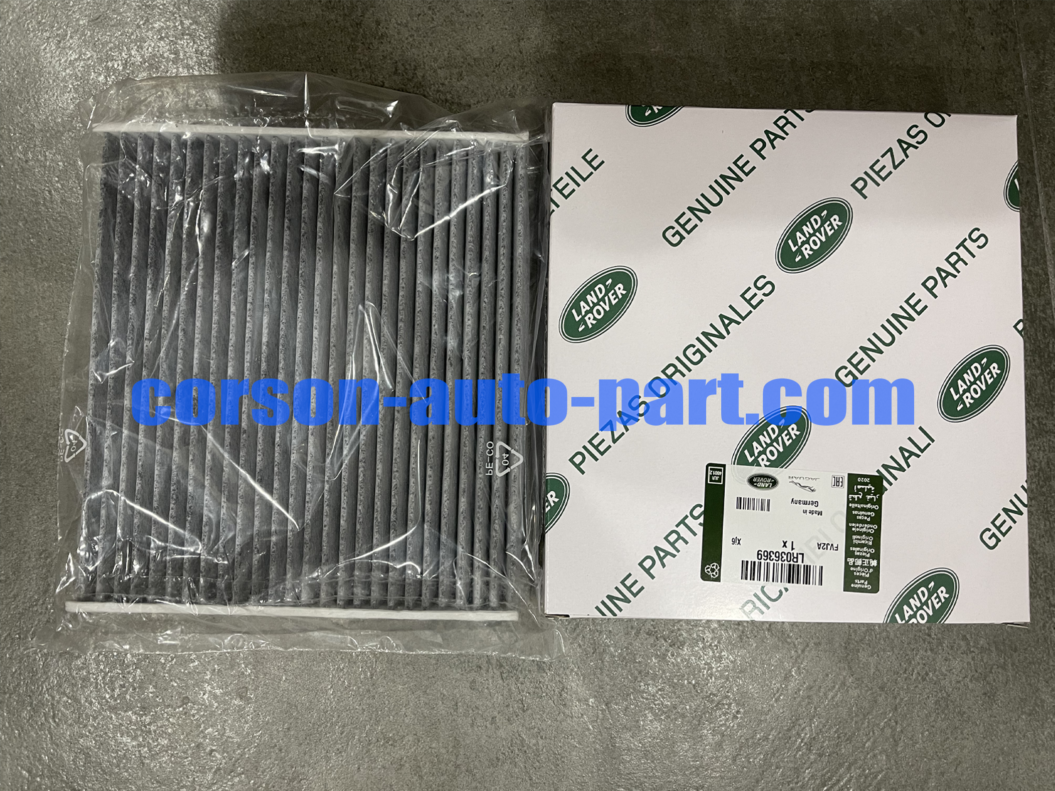 Genuine Pollen or Cabin Filter LR161566 Or LR036369 For Land Rover Discovery 5, Range Rover Full Size L405, Range Rover Sport, And Range Rover Velar