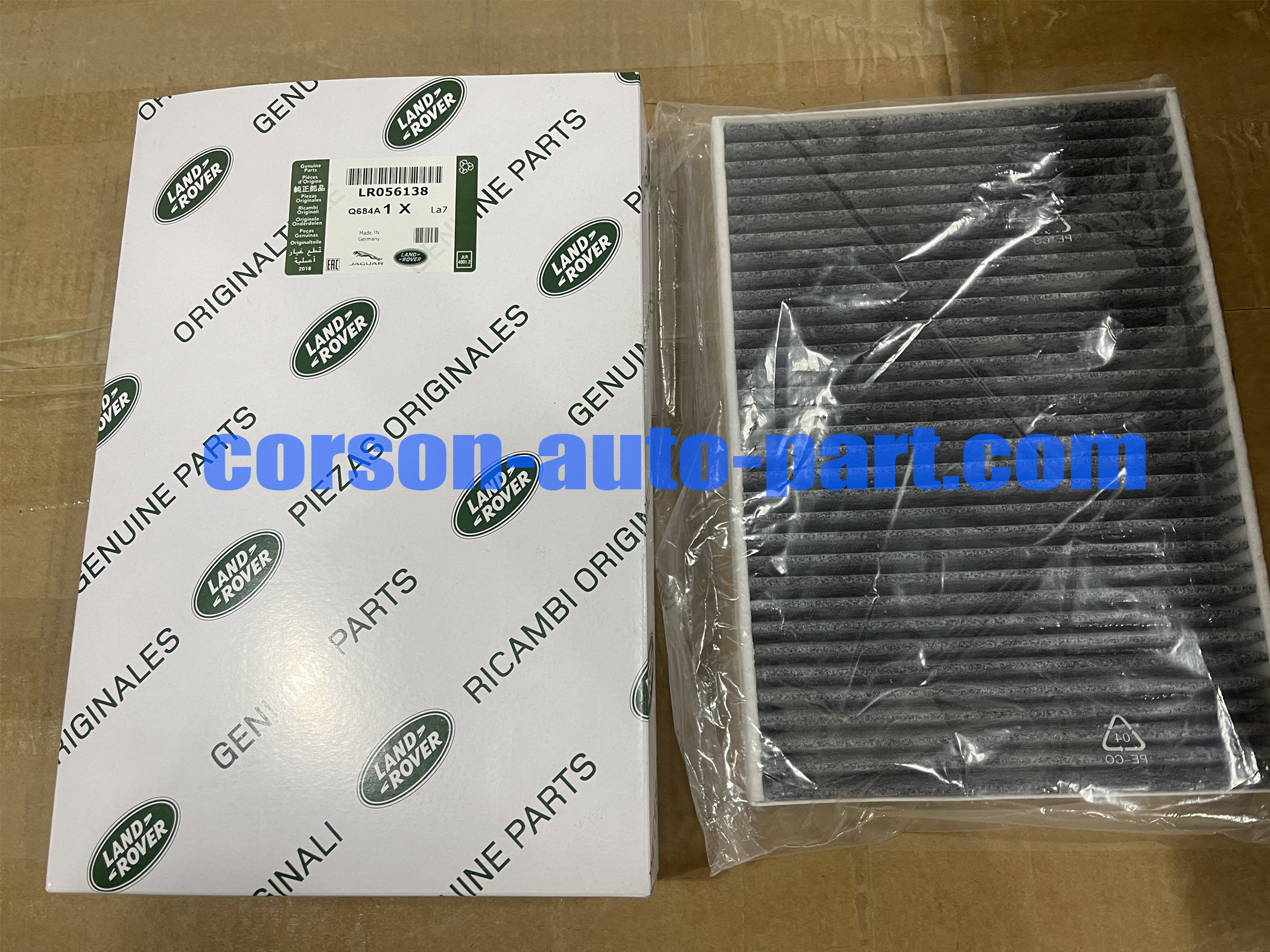 Land Rover LR056138 Cabin Air Filter  6g9n-19n619-ba  lr000901  lr019589