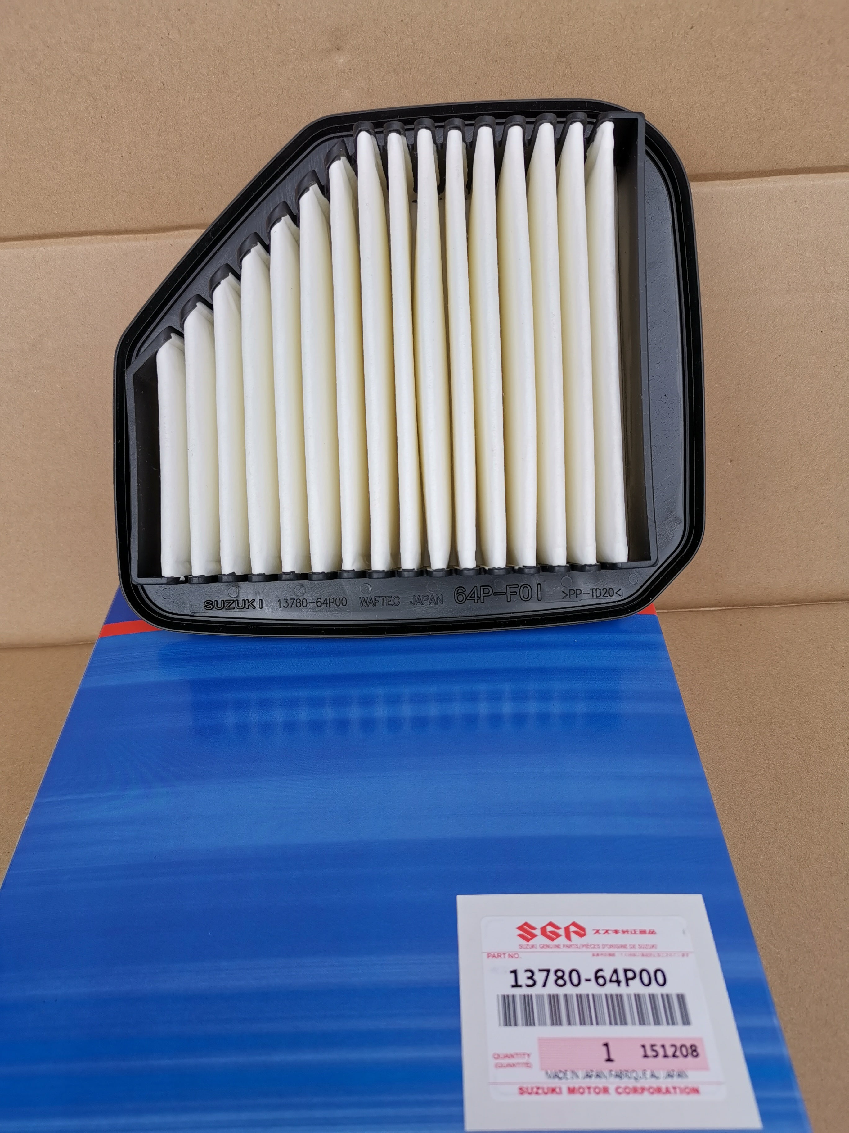 AIR FILTER 13780-64P00 FOR SUZUKI