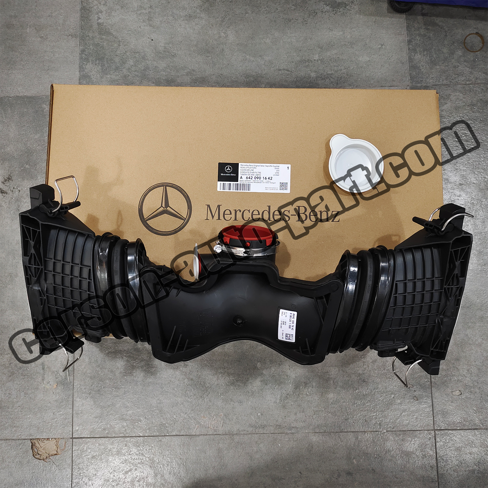 Mercedes-Benz OM642 350 CDI Air Intake Pipe/Air Mass Sensors A6420901642