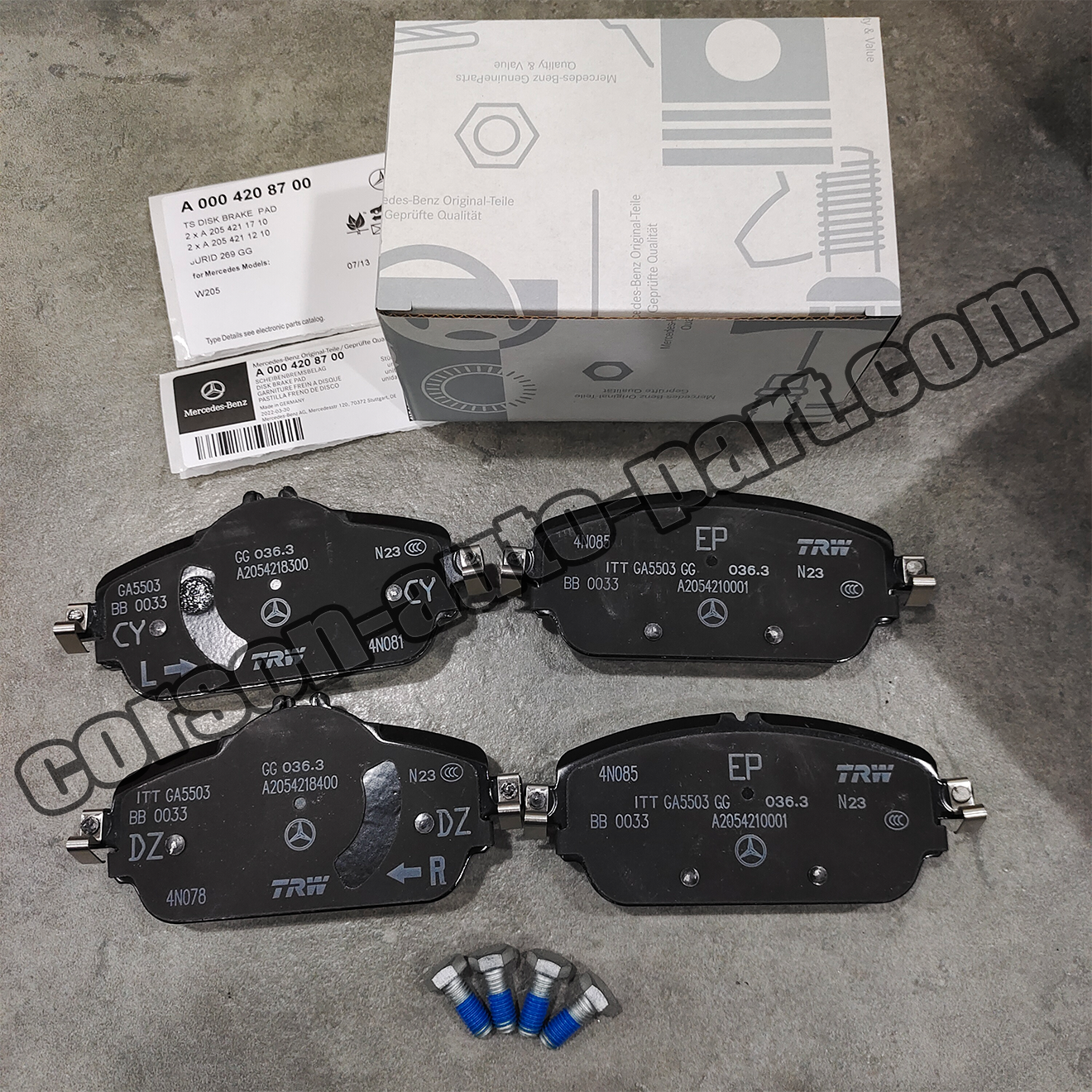 Mercedes-Benz A0004208700  Brake Pad(Front) A0004204500 A0084203620