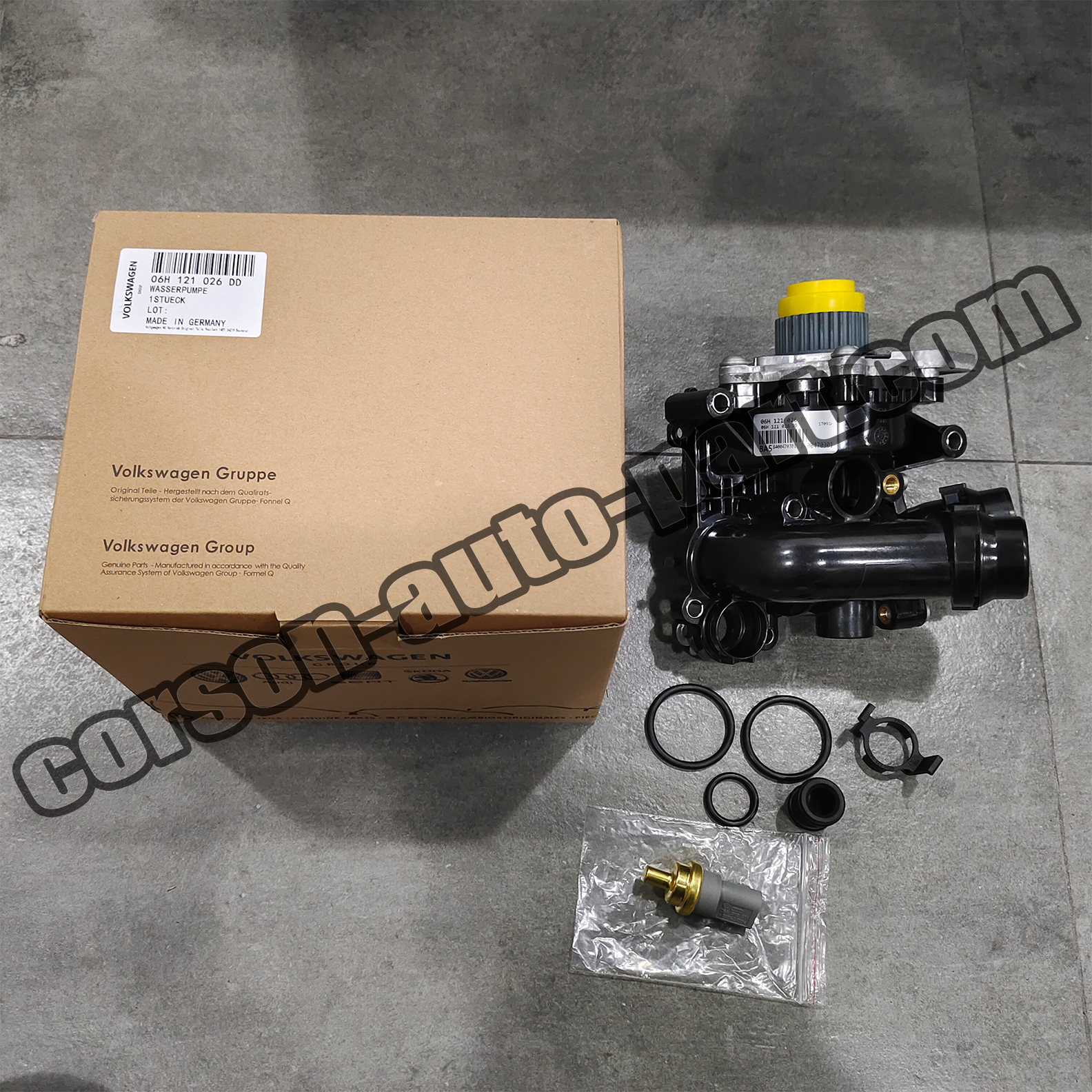 AUDI 06H121026DD Water Pump w/Gasket Assembly