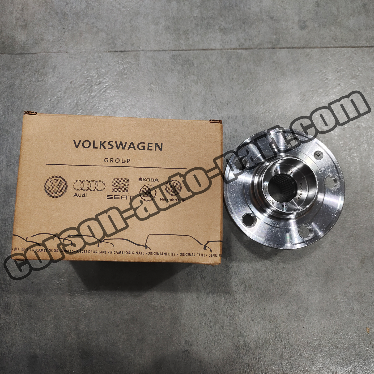 6C0407621  Wheel bearing kit, wheel hub, wheel bearings set