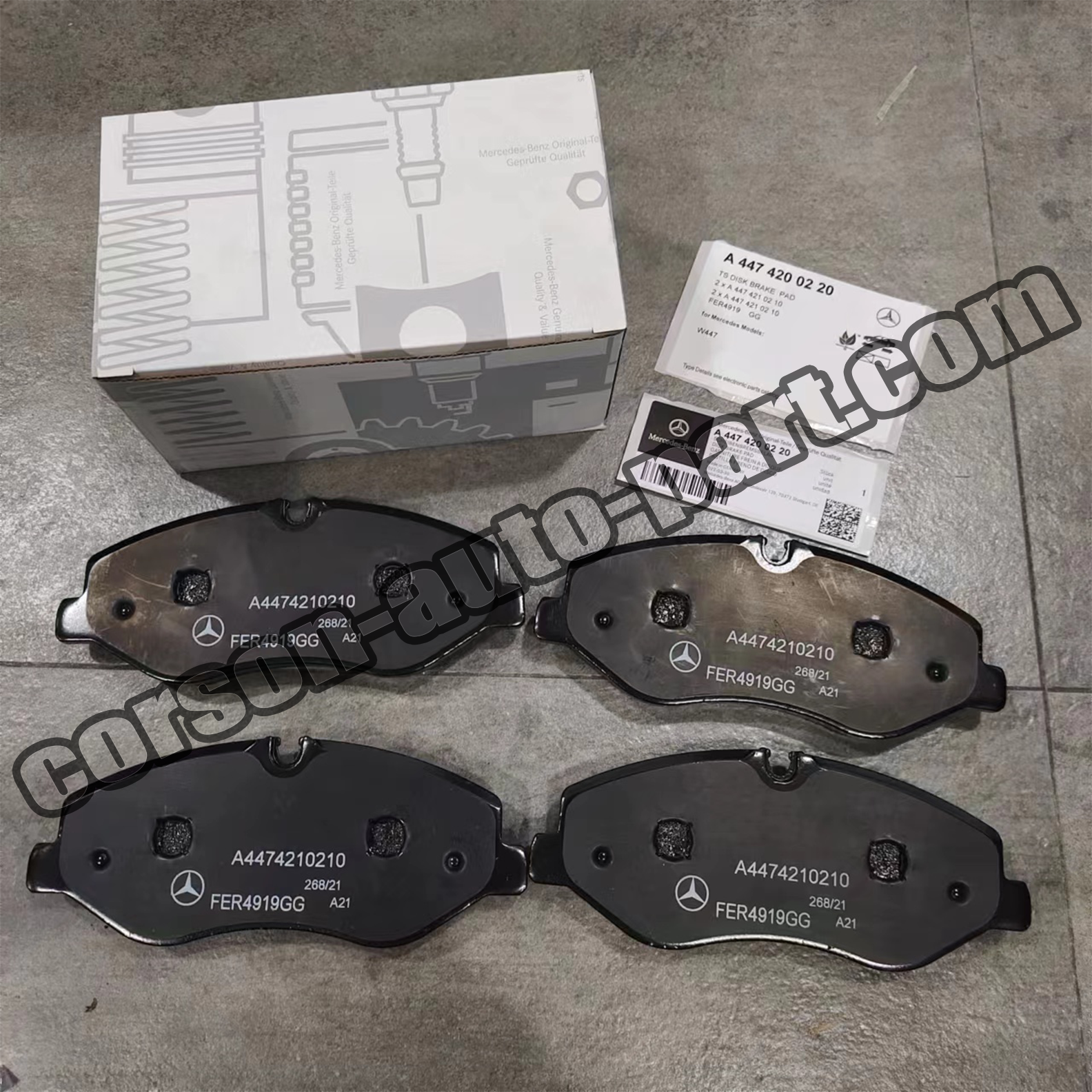 MERCEDES-BENZ A4474200220 FRONT BRAKE PAD SET  A4474200020