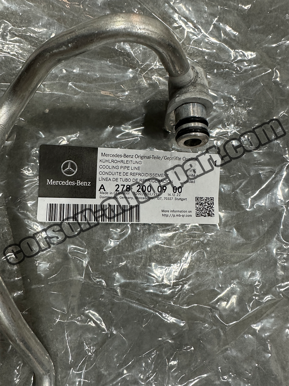 Mercedes-Benz  A2782000900 Turbocharger Coolant(Left)