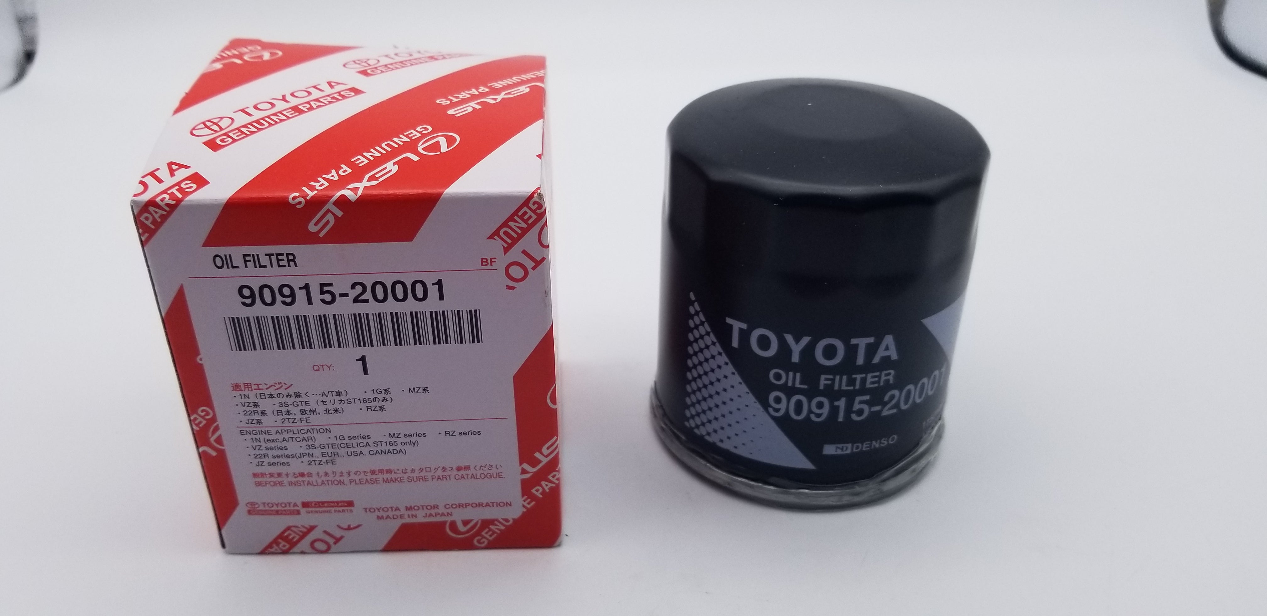 Toyota 90915-20001Filter Sub-Assy, Oil 1992-2000