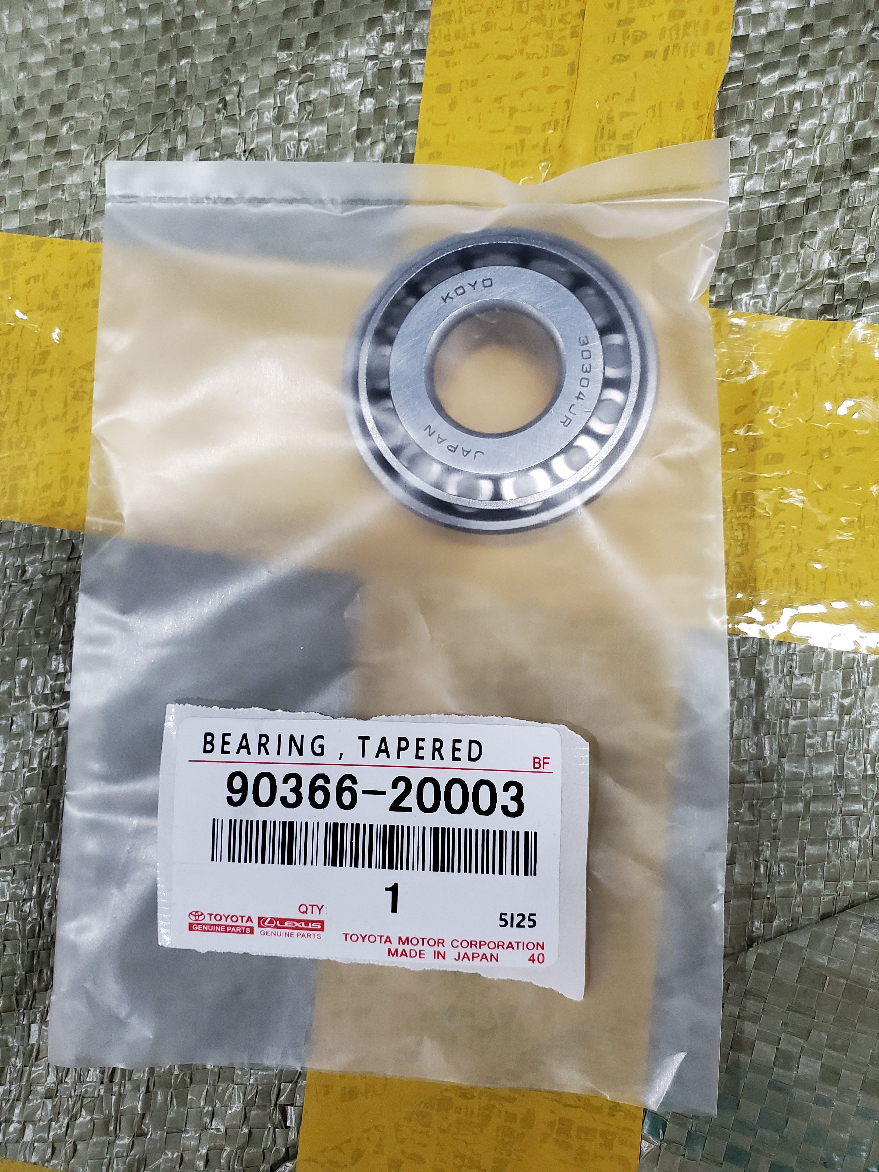 Toyota 90366-20003Bearing