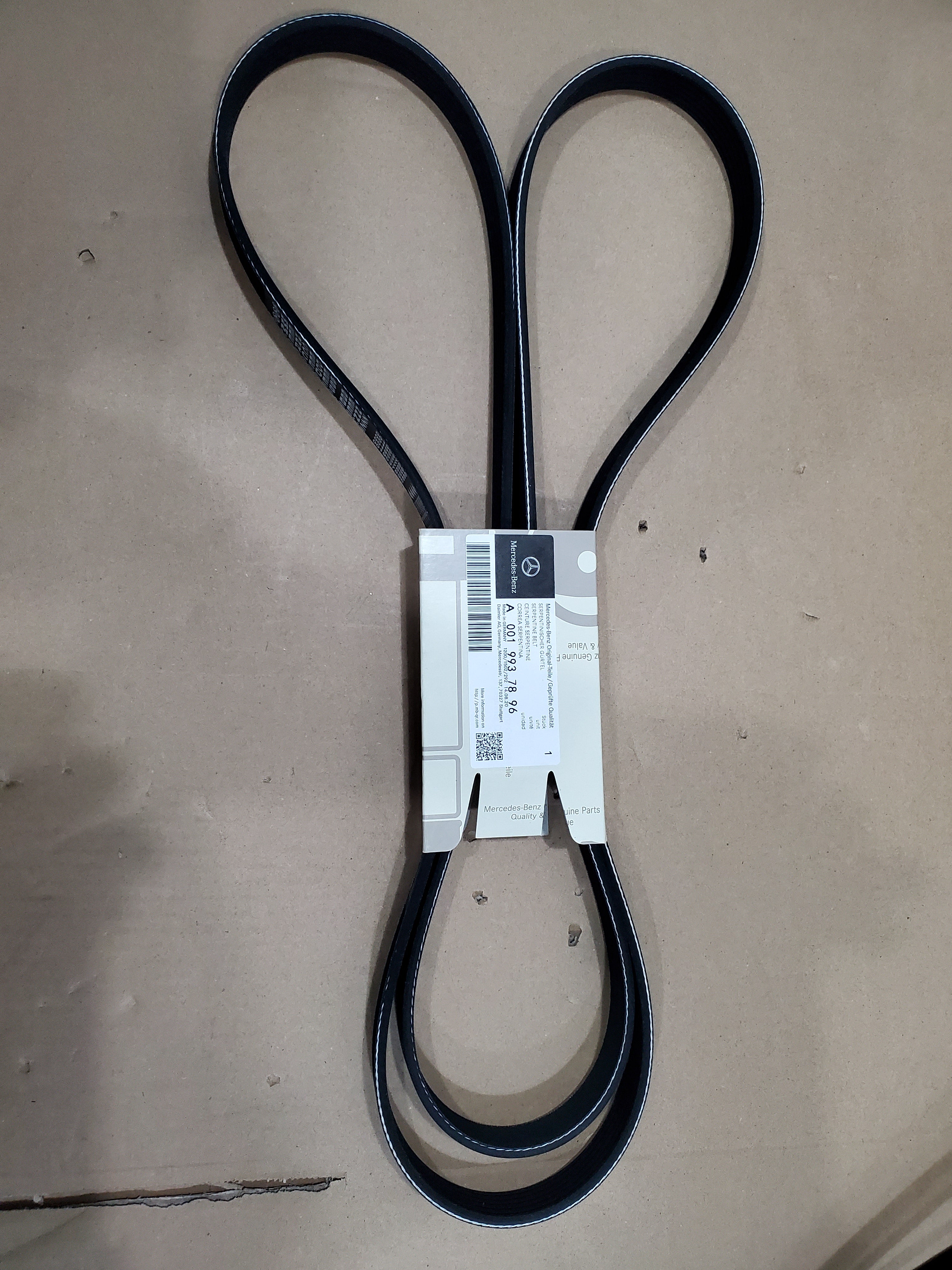 Mercedes-Benz 001 993 78 96, Serpentine Belt