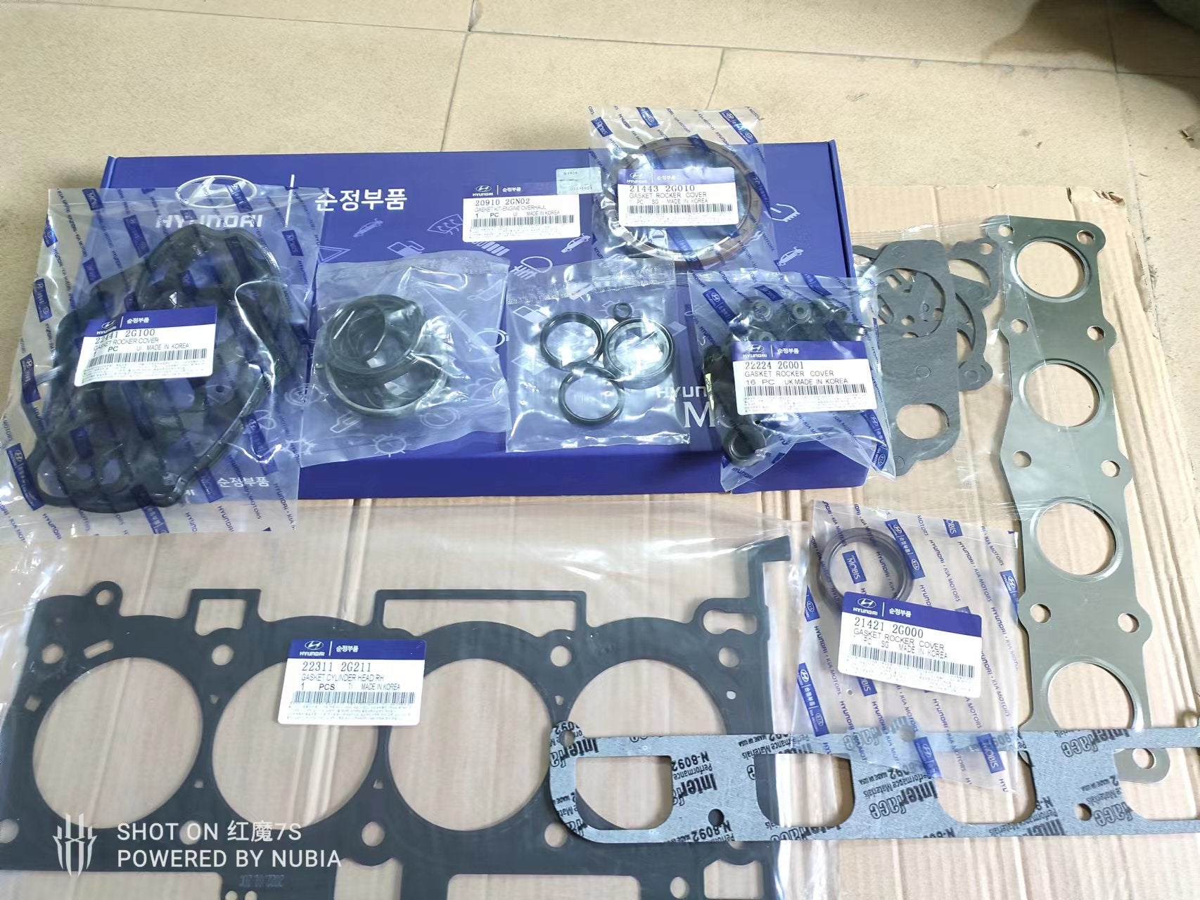 Hyundai Gasket Kit-Engine Overhaul 20910-2CN02