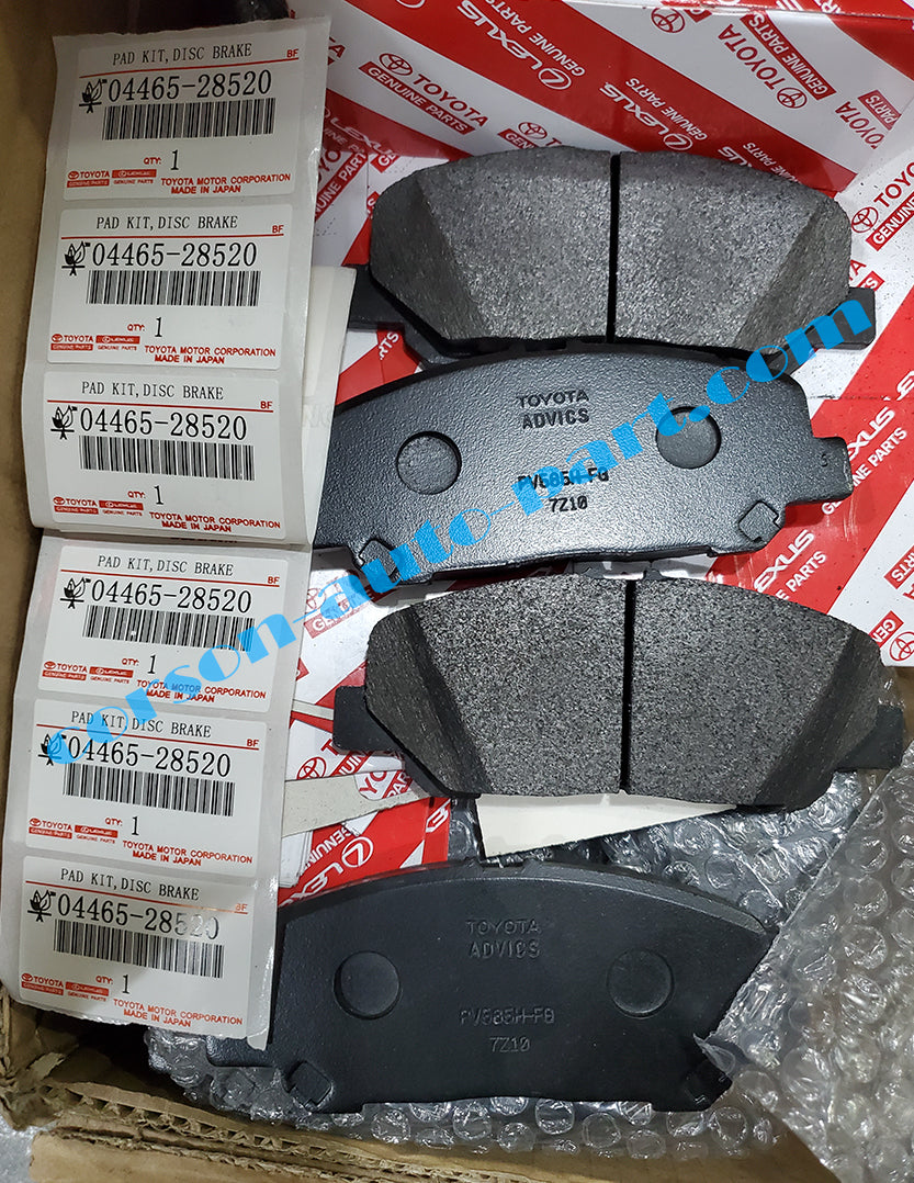 Toyota Genuine Front Brake Pads 04465-28520