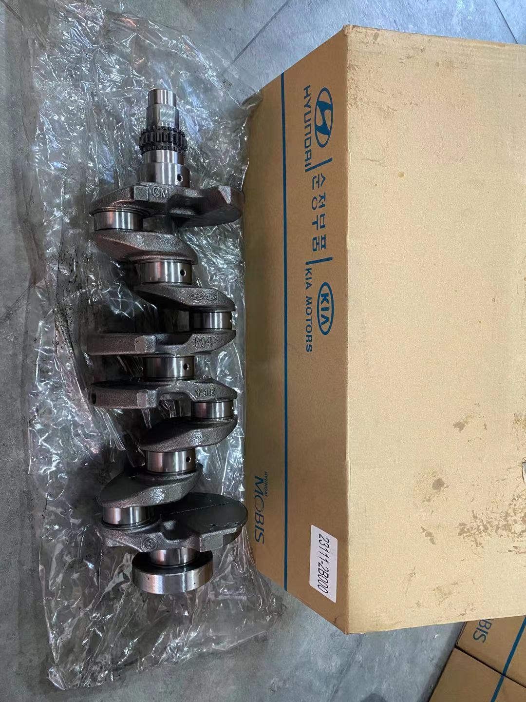 23110-2B000 23111-2B000 G4FC Engine Crankshaft For Hyundai