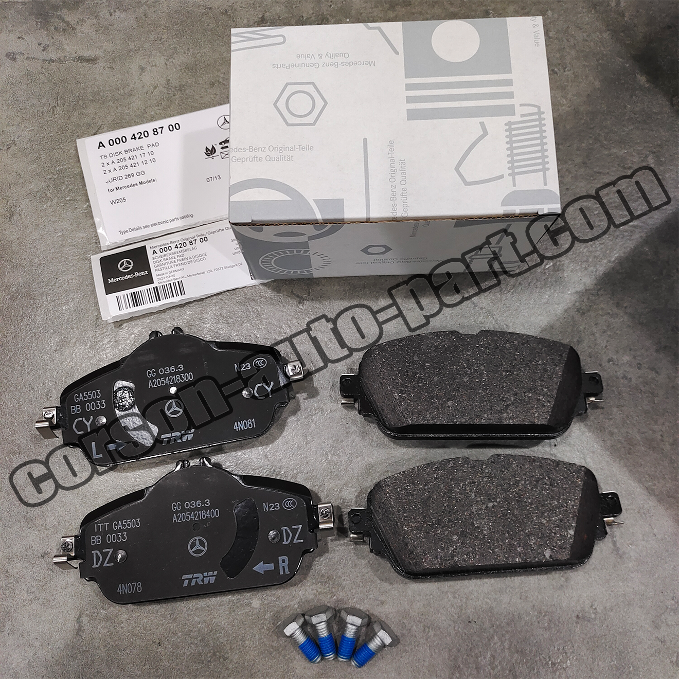 Mercedes-Benz A0004208700  Brake Pad(Front) A0004204500 A0084203620