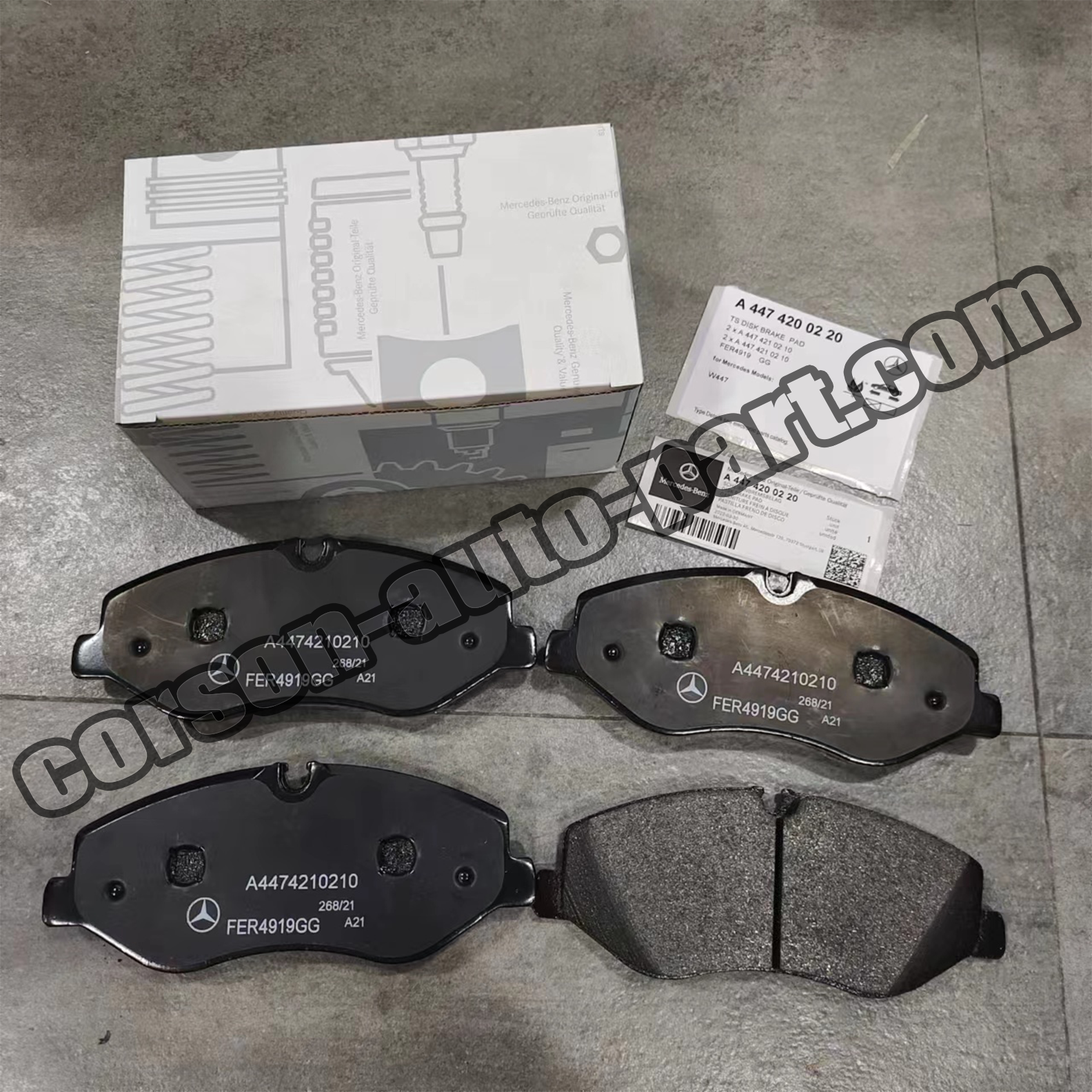 MERCEDES-BENZ A4474200220 FRONT BRAKE PAD SET  A4474200020