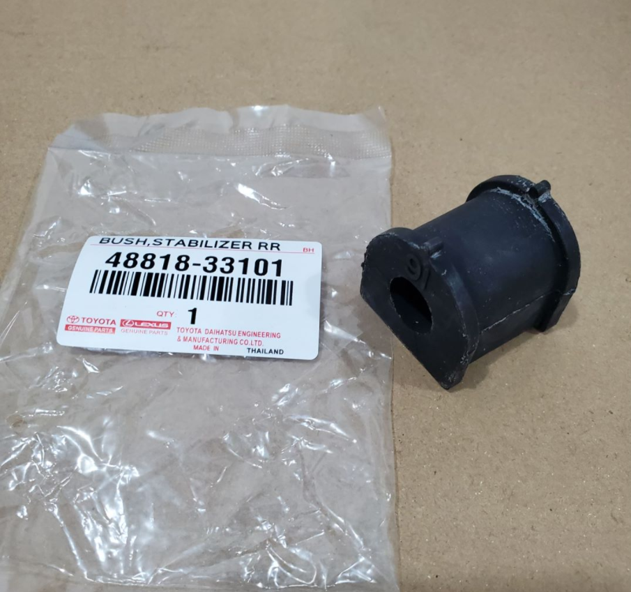 Toyota 48818-33101Bush, Stabilizer, Rear