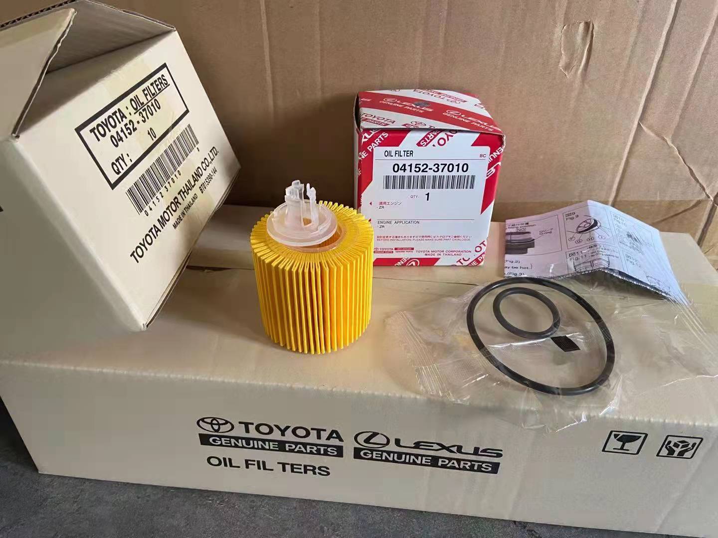 Toyota 04152-37010Element Kit, Oil Filter