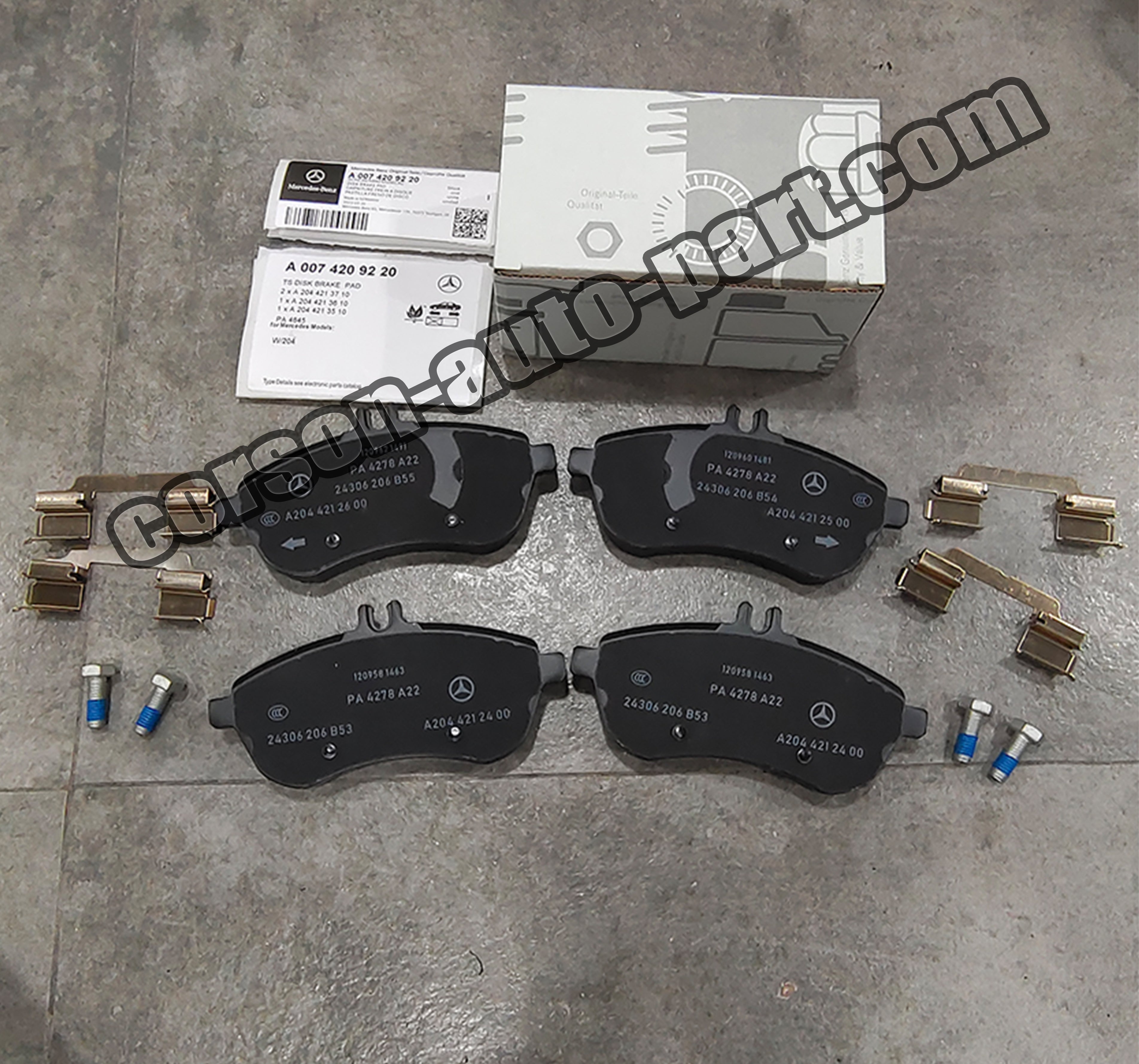 Mercedes-Benz E-Class W212 Front brake pads A0074209220