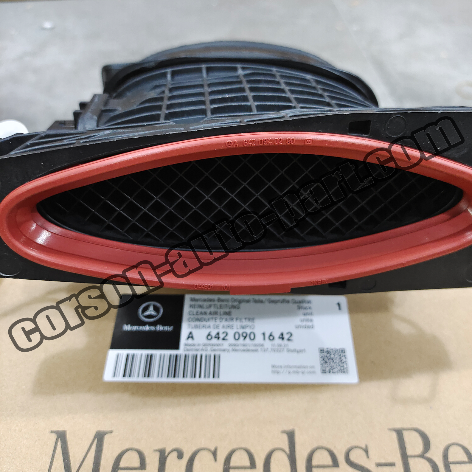 Mercedes-Benz OM642 350 CDI Air Intake Pipe/Air Mass Sensors A6420901642