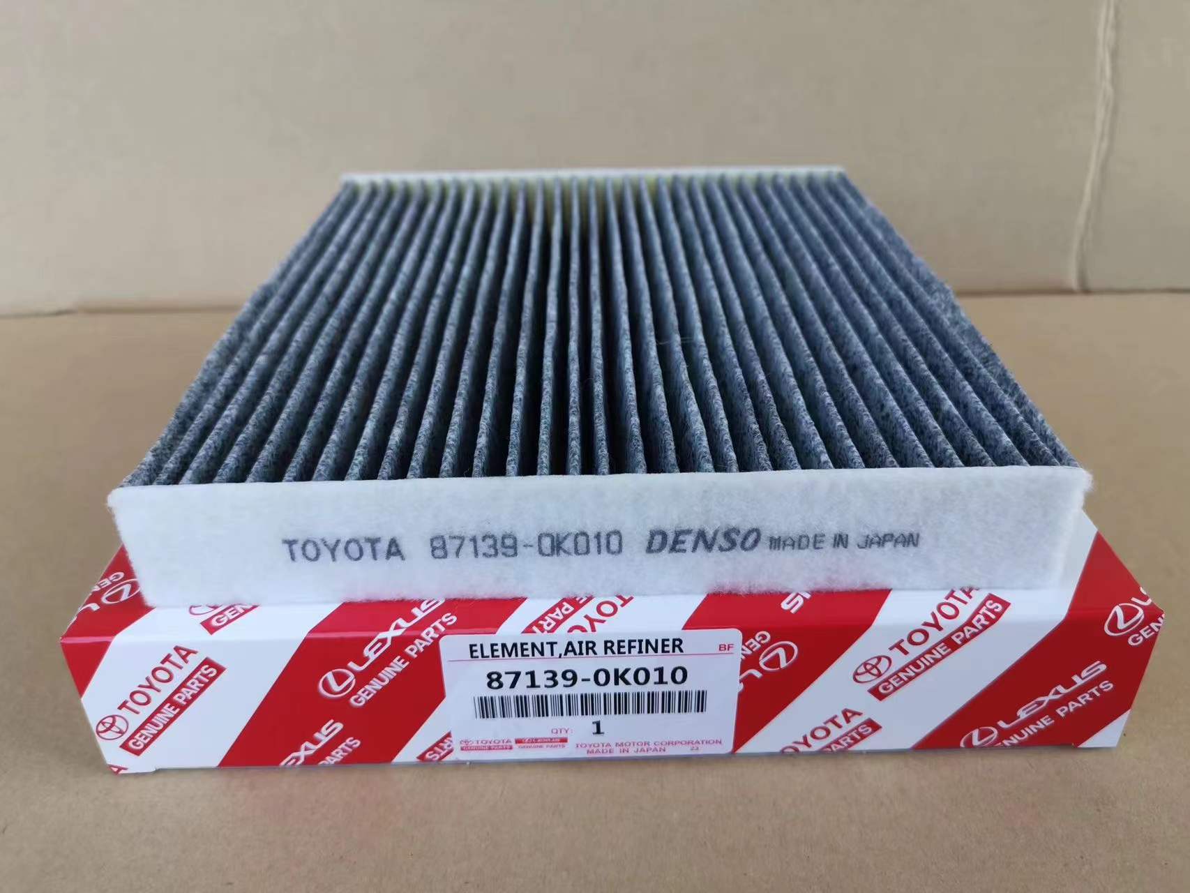 Carbon Cabin Air Filter 87139-0k010 for toyota